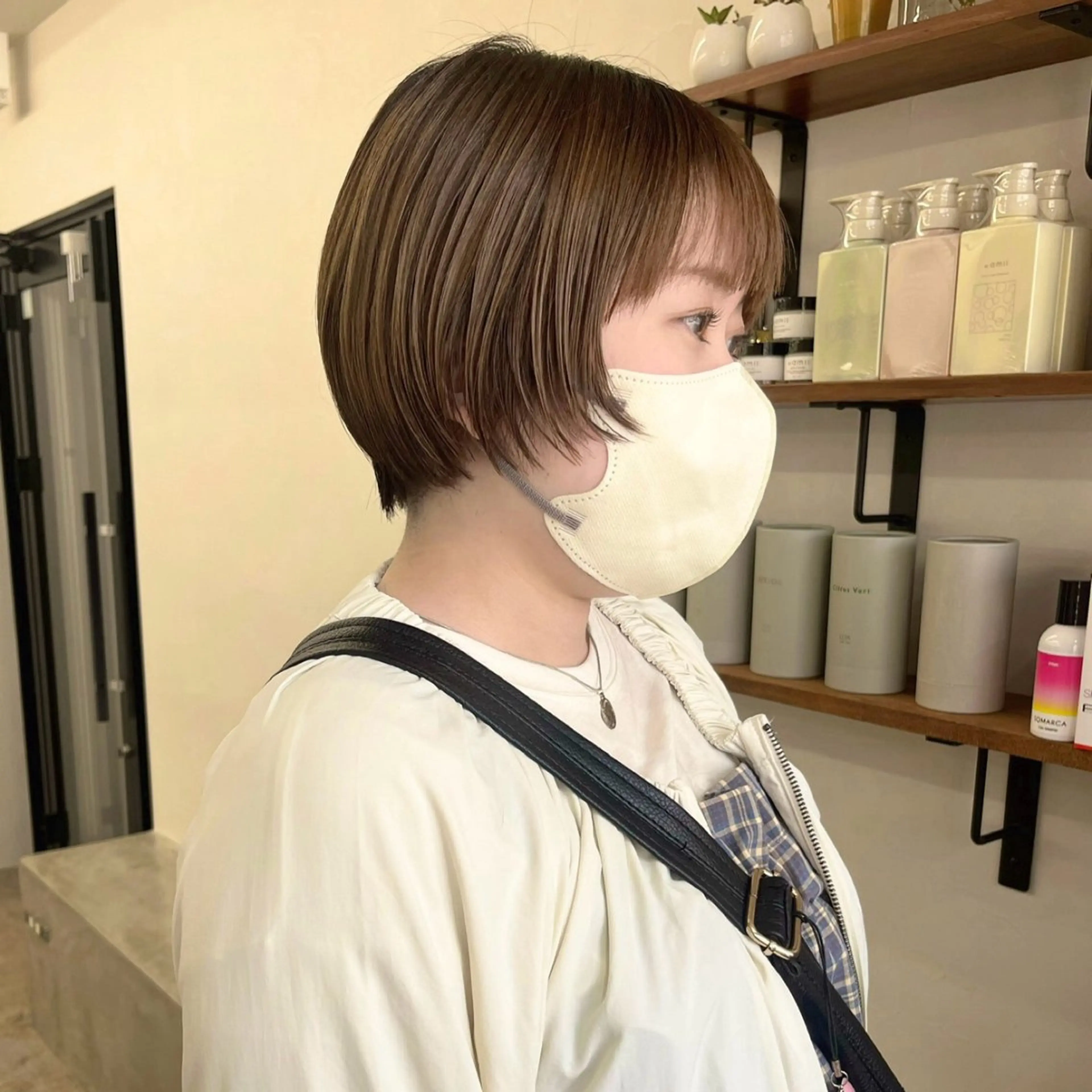 ショート ショートボブ 丸みショート ボブ 髪質改善 レイヤーカット カット トリートメント 初めてのショート お任せください✂️のヘアスタイル