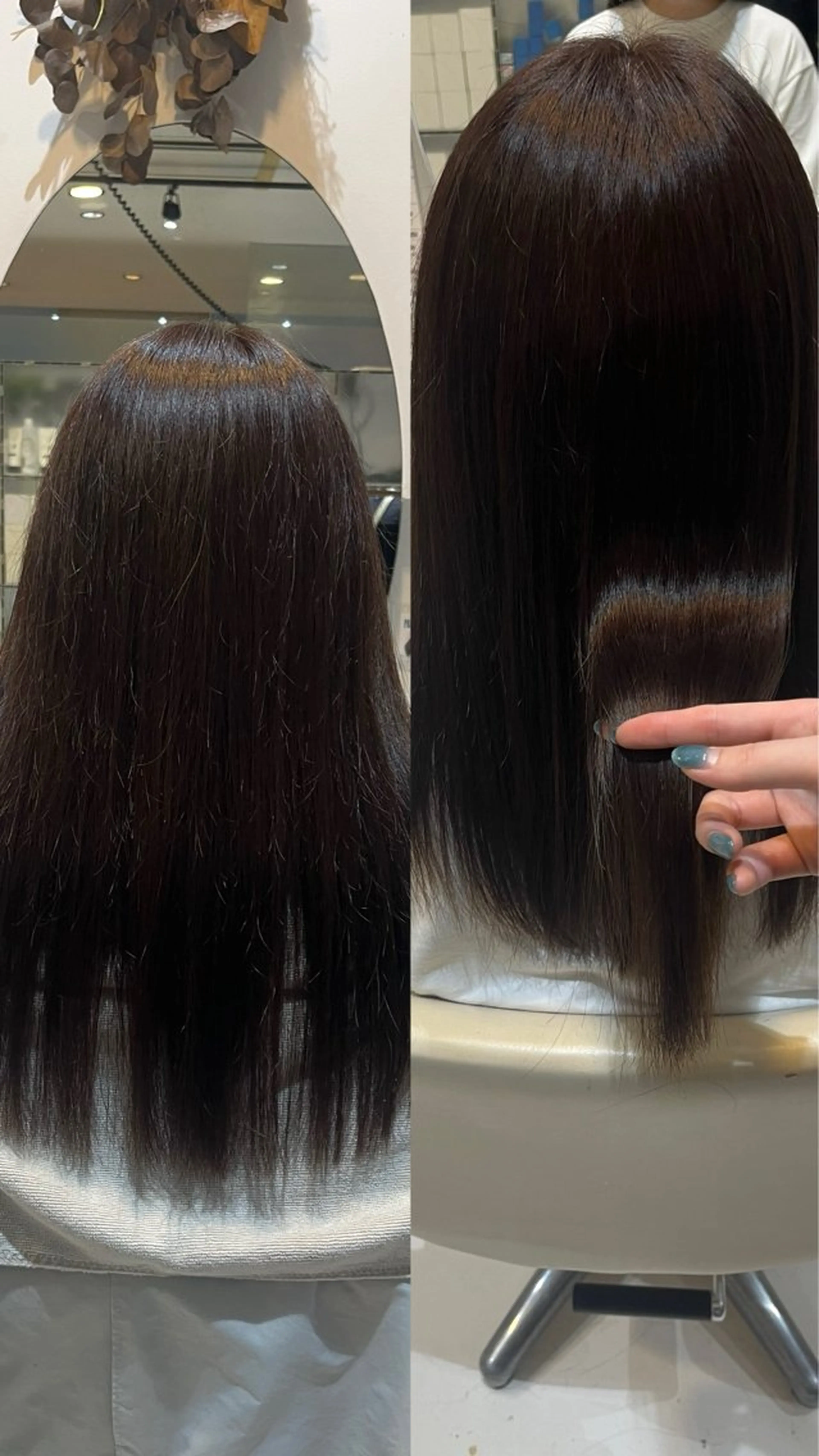 ロング 髪質改善 トリートメント トリートメント 野村 奈里亜のヘアスタイル