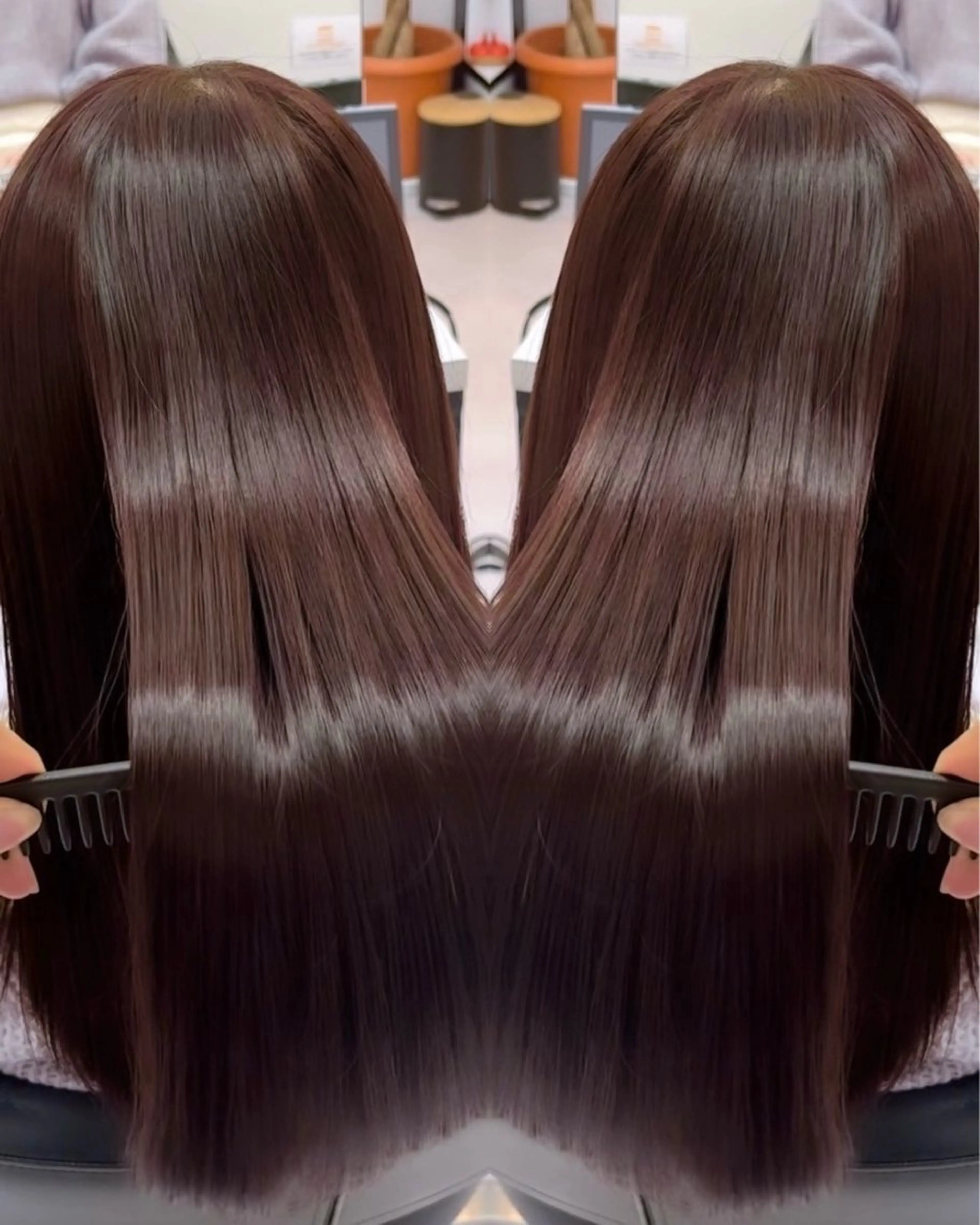 ロング カラー カット ヘアカラー トリートメント 🩵レイヤー✖︎ 髪質改善🩵リョウヤのヘアスタイル