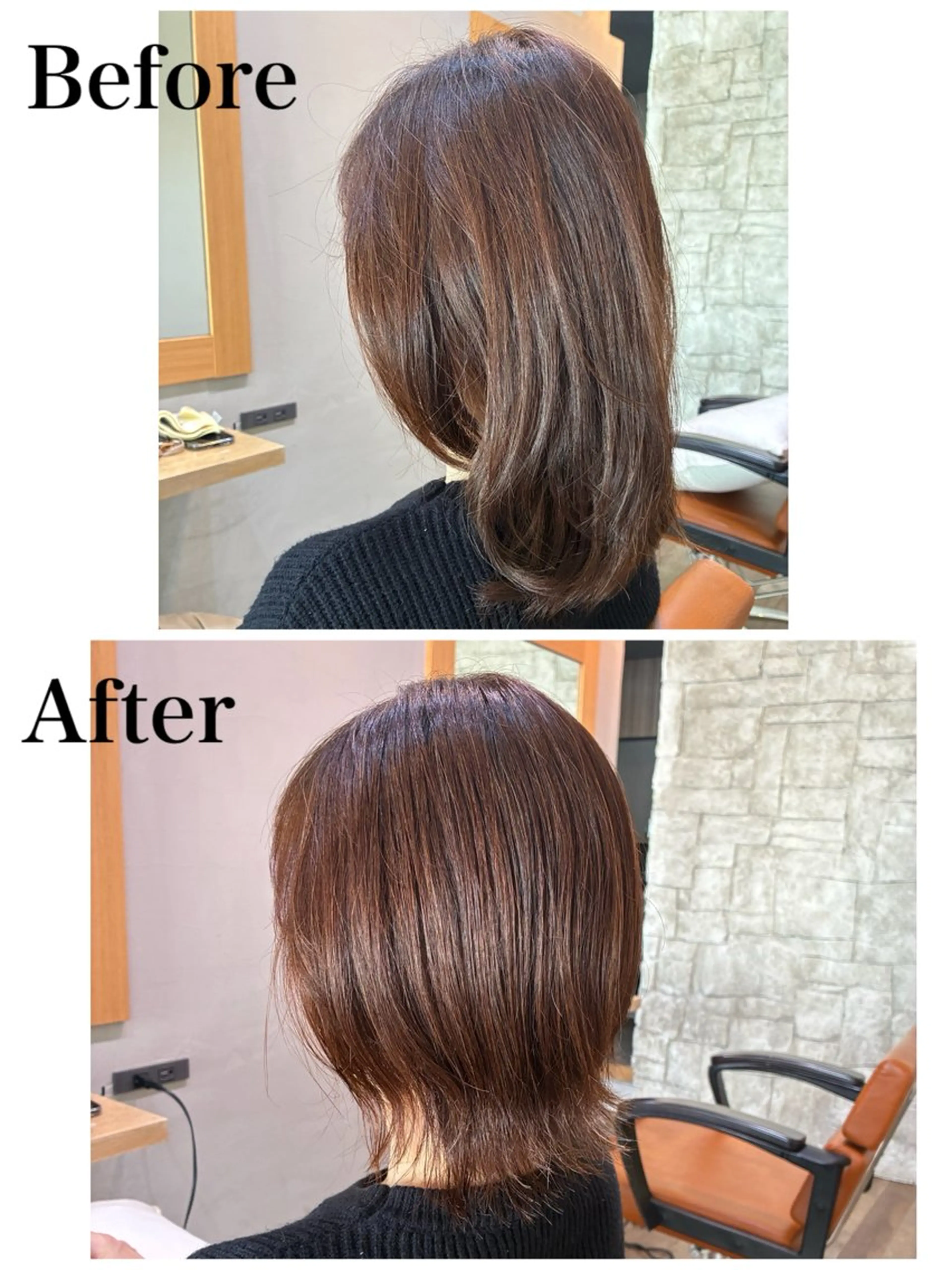 ミディアム お褒めの口コミ多数✨ 美髪カラー/浦本冴絵のヘアスタイル