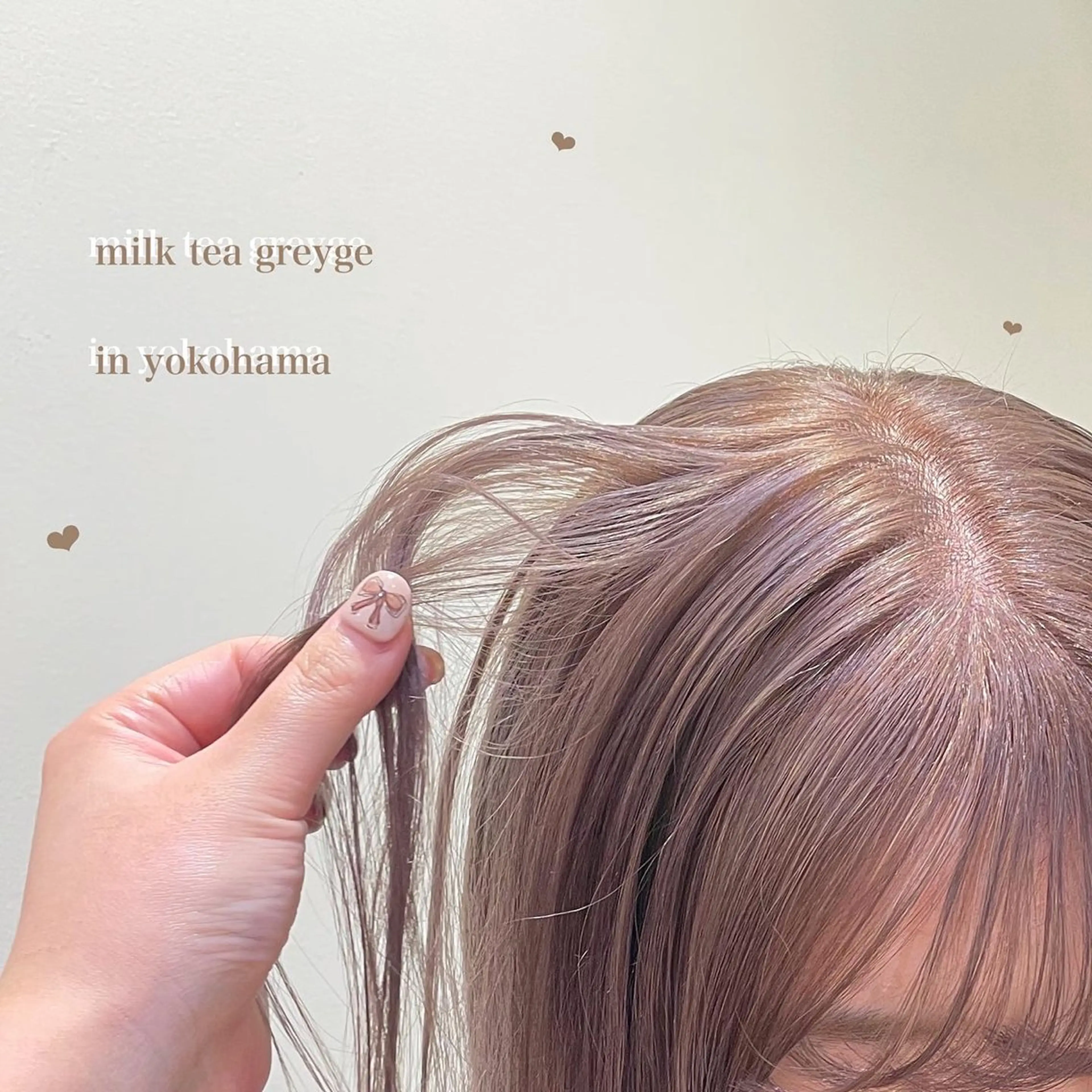 ミディアム カラー ブリーチ 透明感カラー ヘアカラー エクステ/ハイトーン 🐏☁️miminaのヘアスタイル