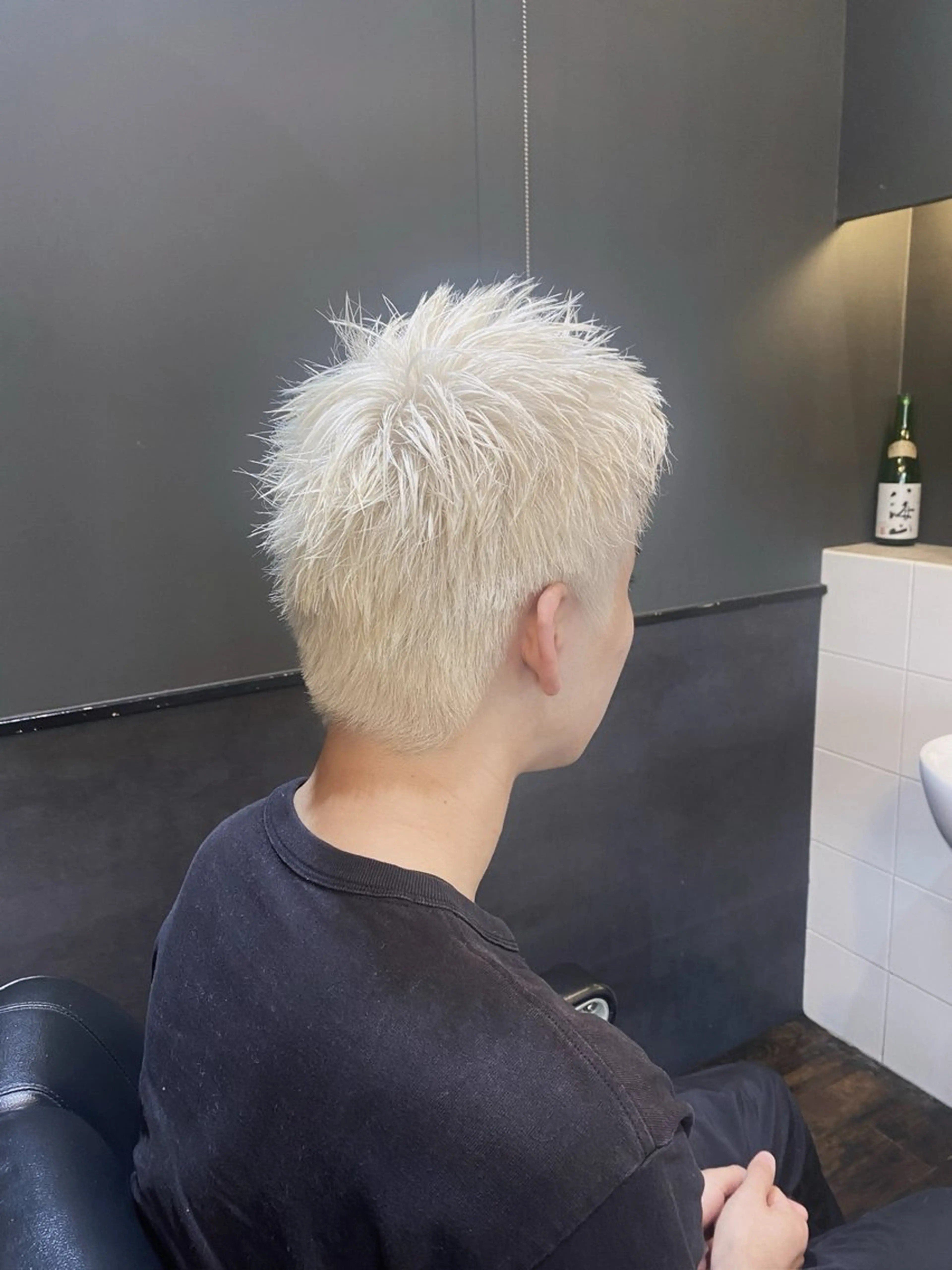 メンズカット+ダブルブリーチ19200円→14000円の写真