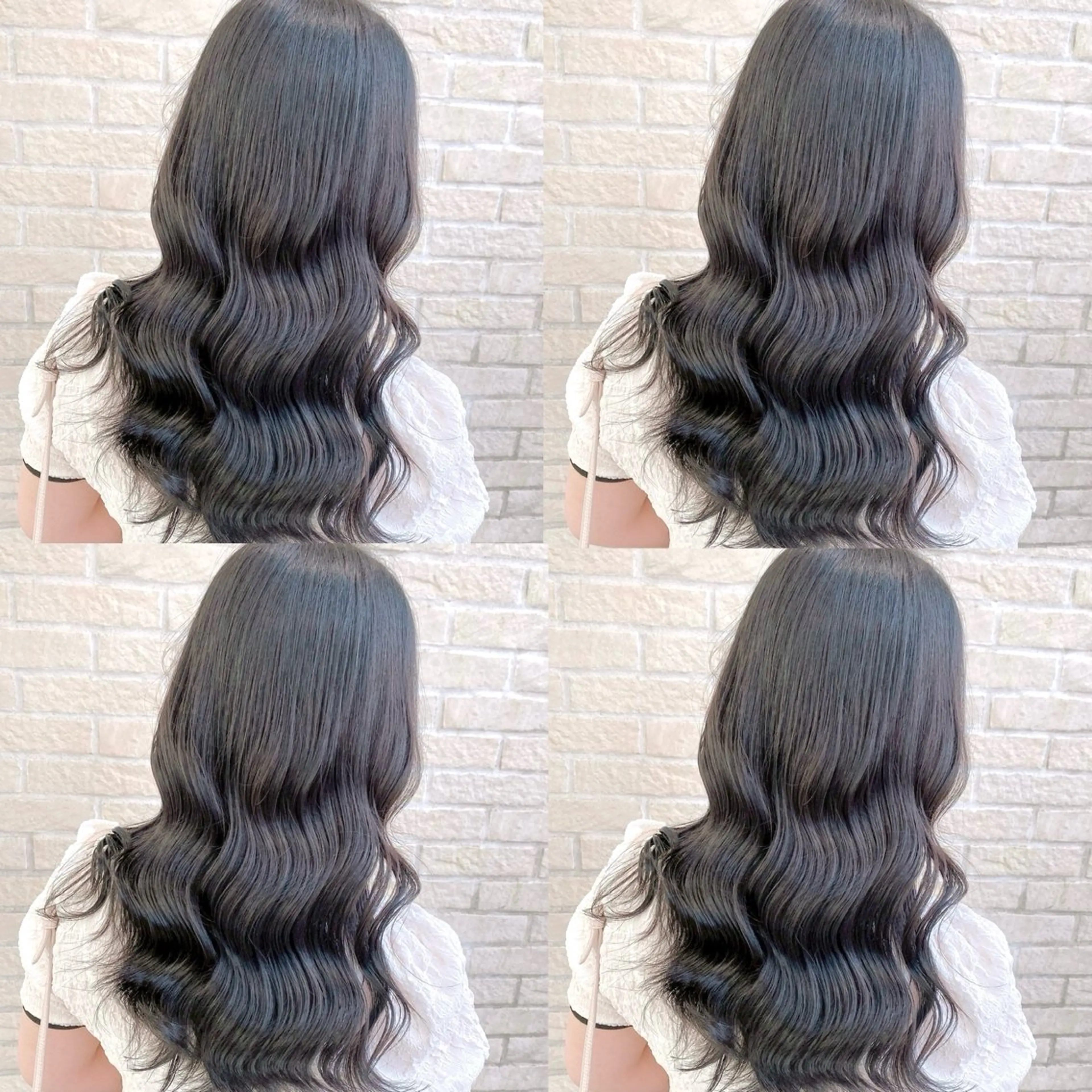 ミディアム ヘアカラー トリートメント 【髪質改善カラー】 あむ·. ⟡ 🖤のヘアスタイル