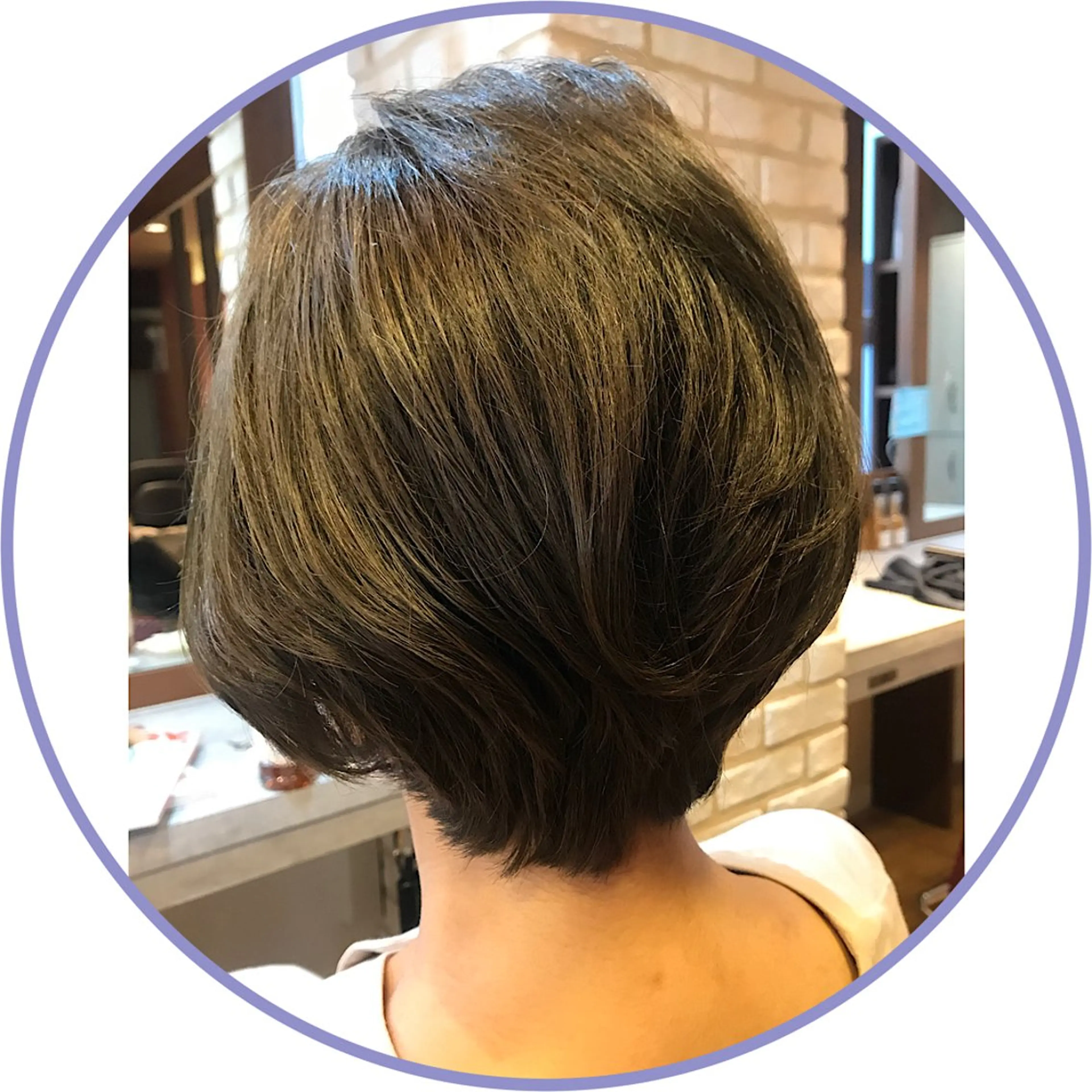 ショート カラー いのうえ みわこのヘアスタイル