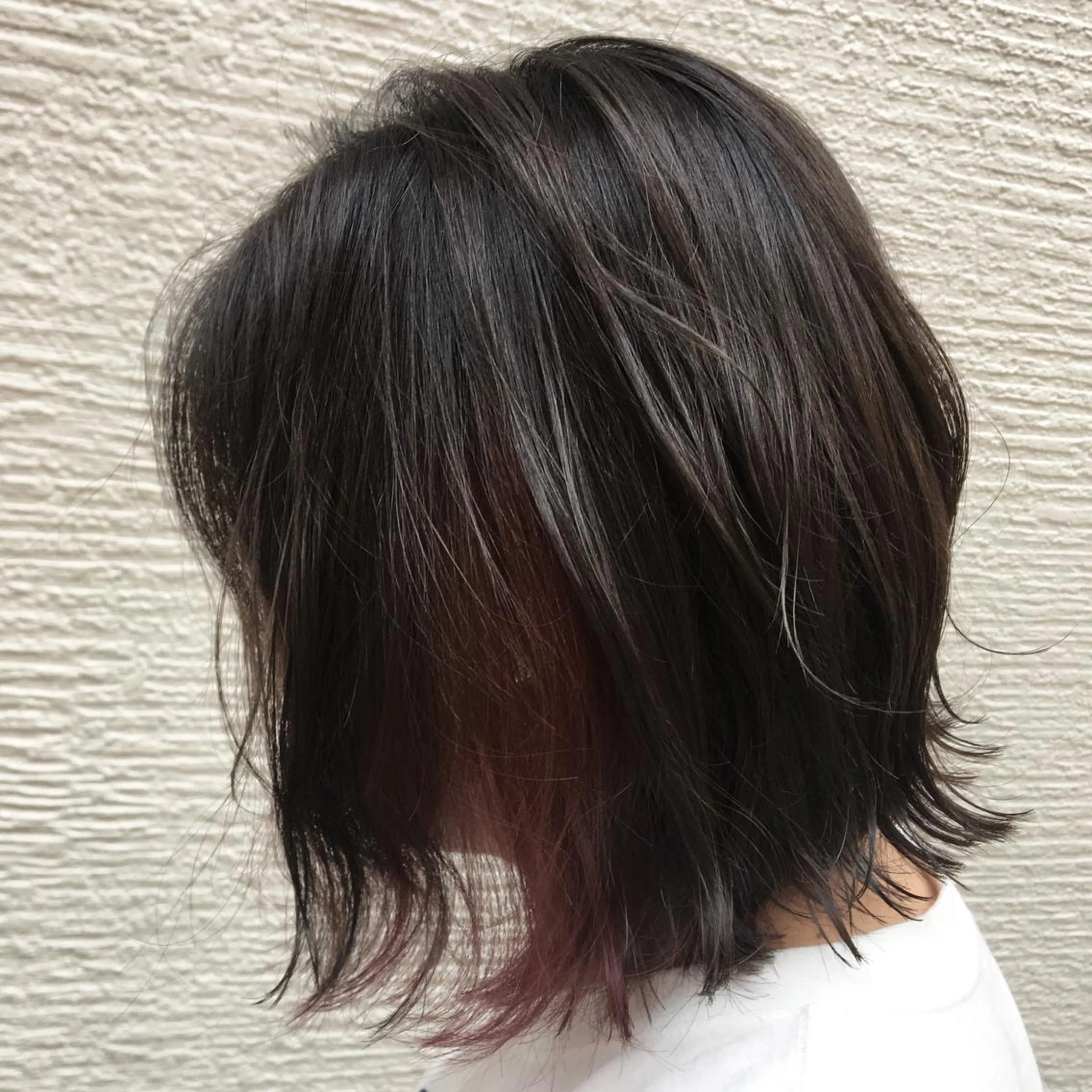 ミディアム カラー OFF YUYAのヘアスタイル