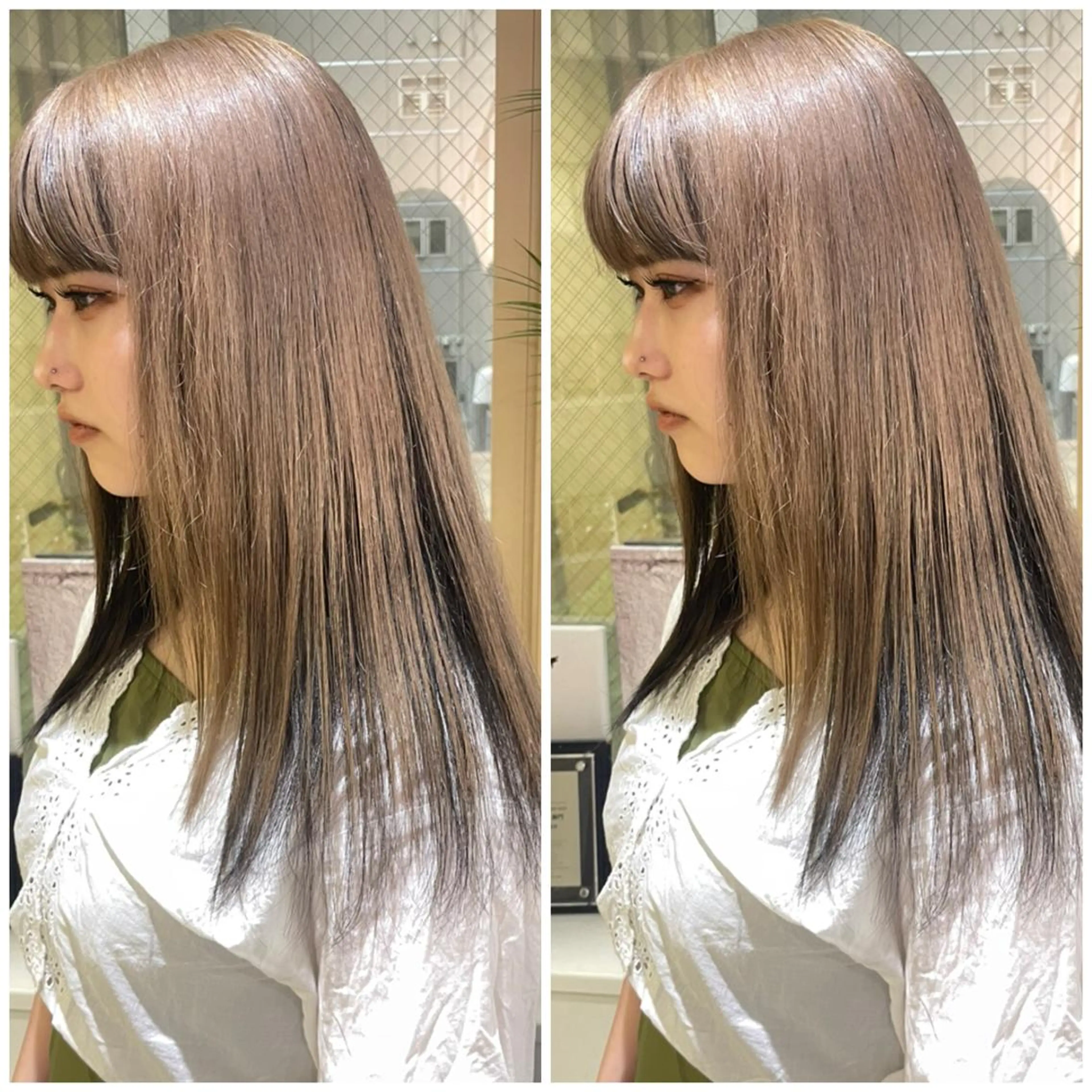 ロング ヘアカラー トリートメント 🦋プルエクステ ARISA🦋のヘアスタイル