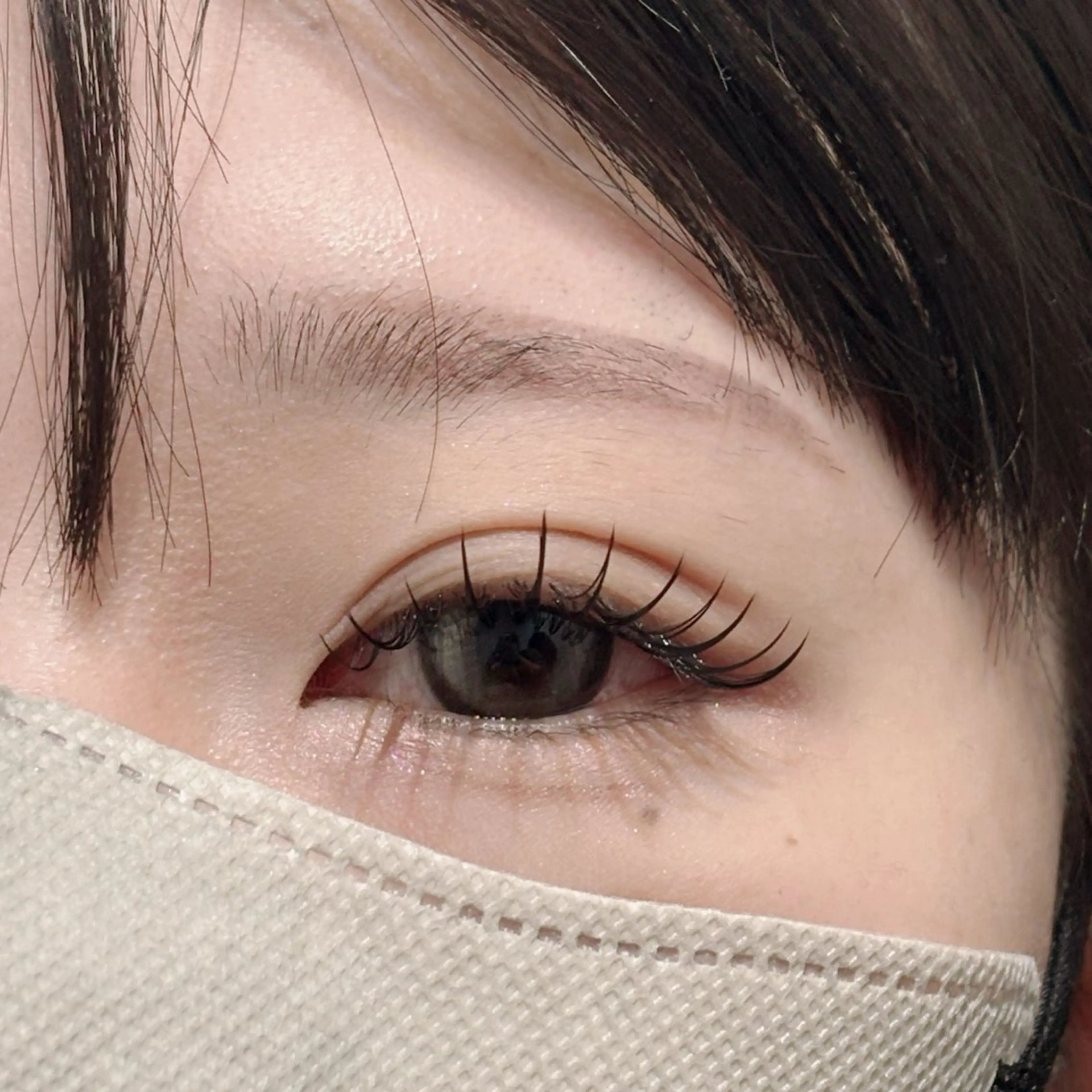 マツエク・マツパ フラットラッシュ EYELA万代店 池田のマツエク・マツパデザイン