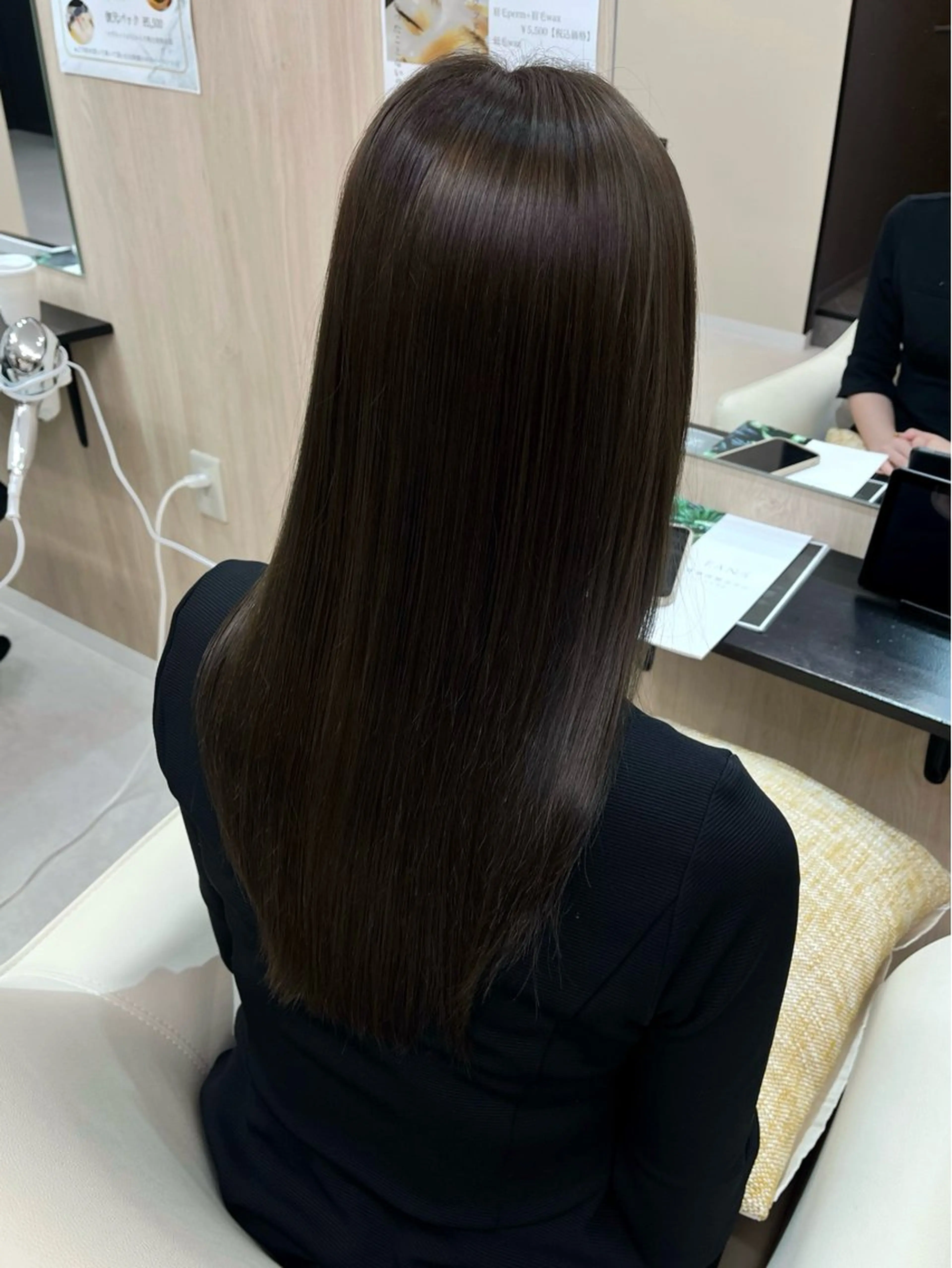 ロング カラー 中村 佳歩のヘアスタイル