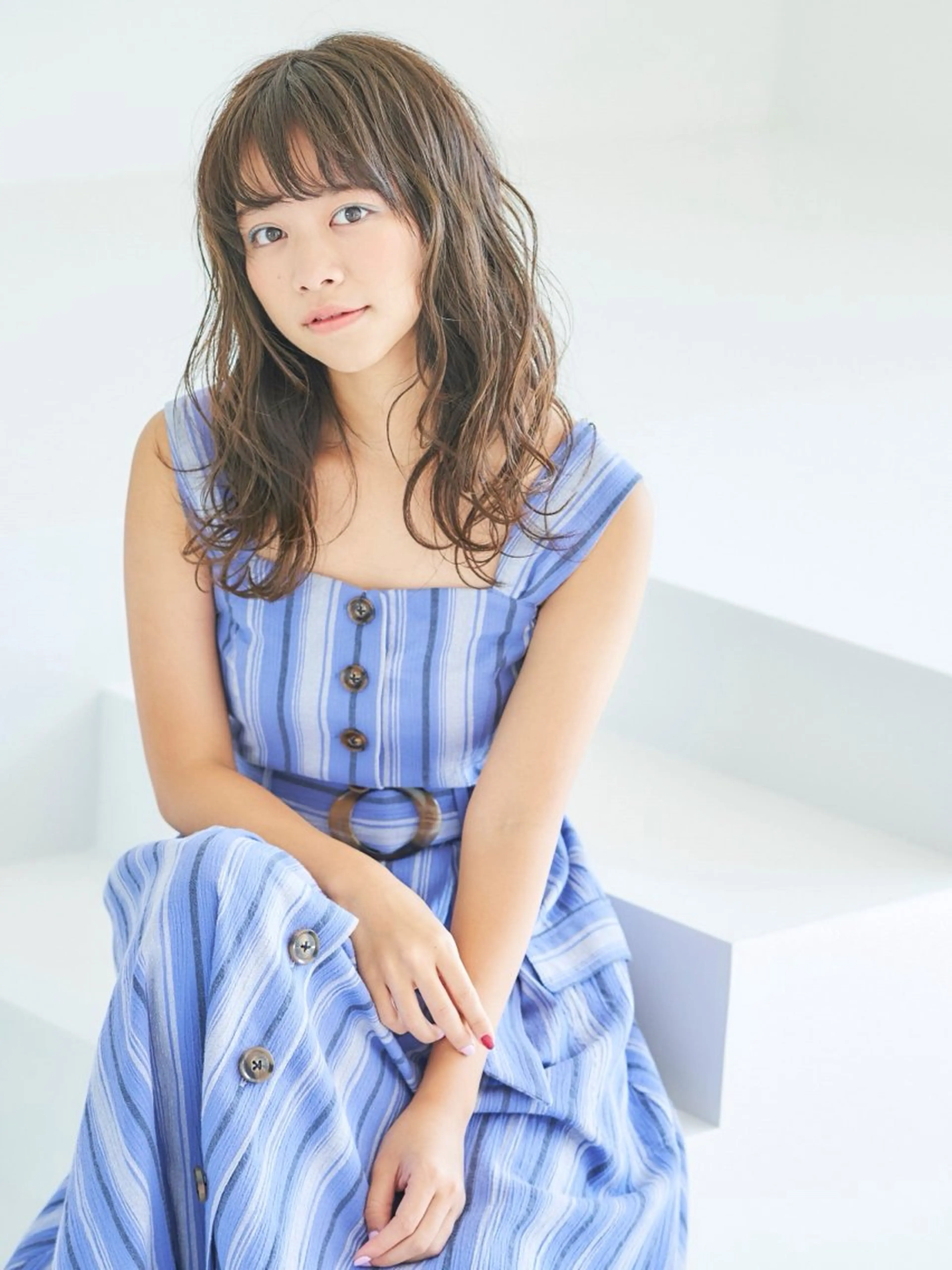 ロング パーマ 新田龍之輔 →メンズ／派手髪のヘアスタイル