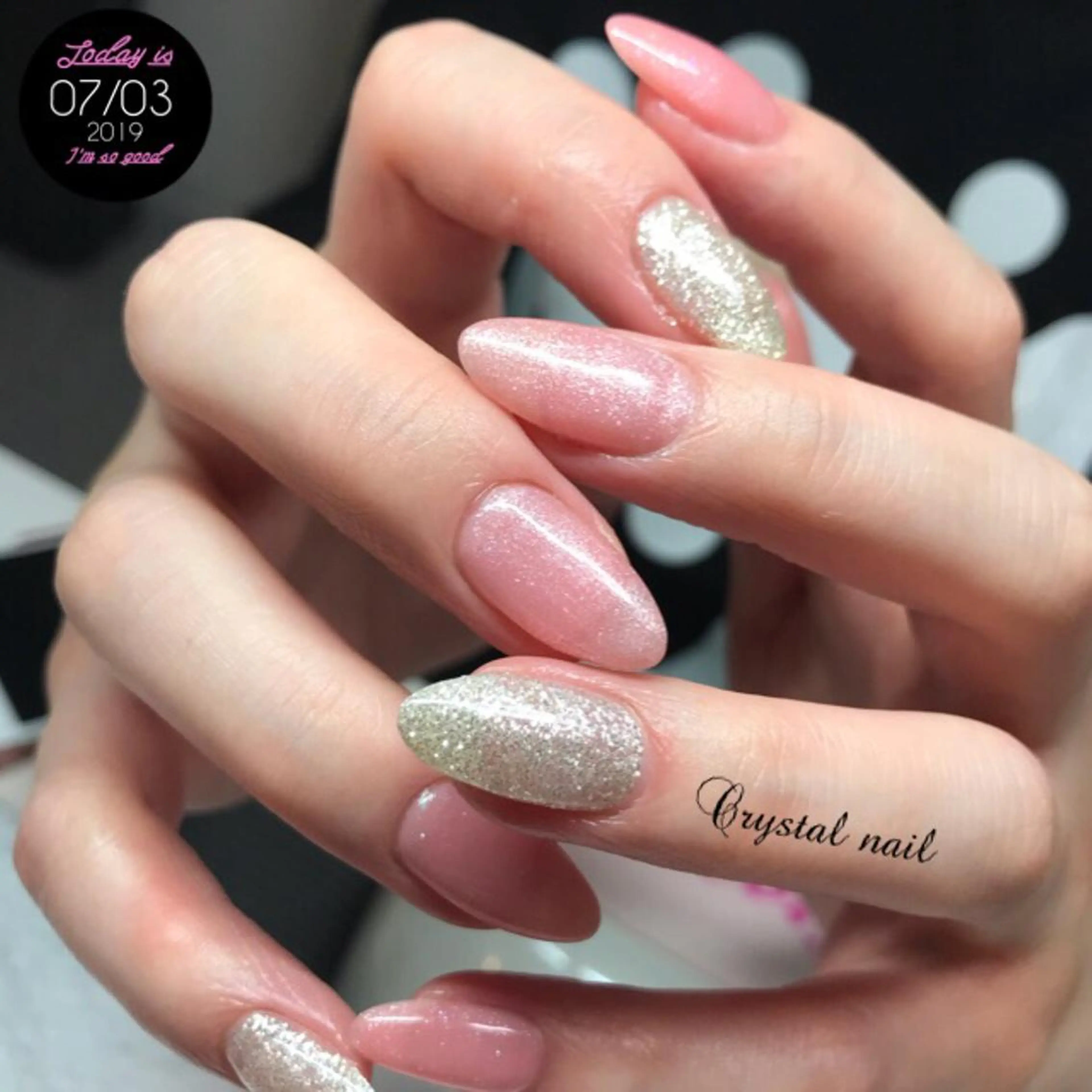 ネイル キラキラネイル ラメ(グリッター) ハンドネイル SCENERY NAILのネイルデザイン