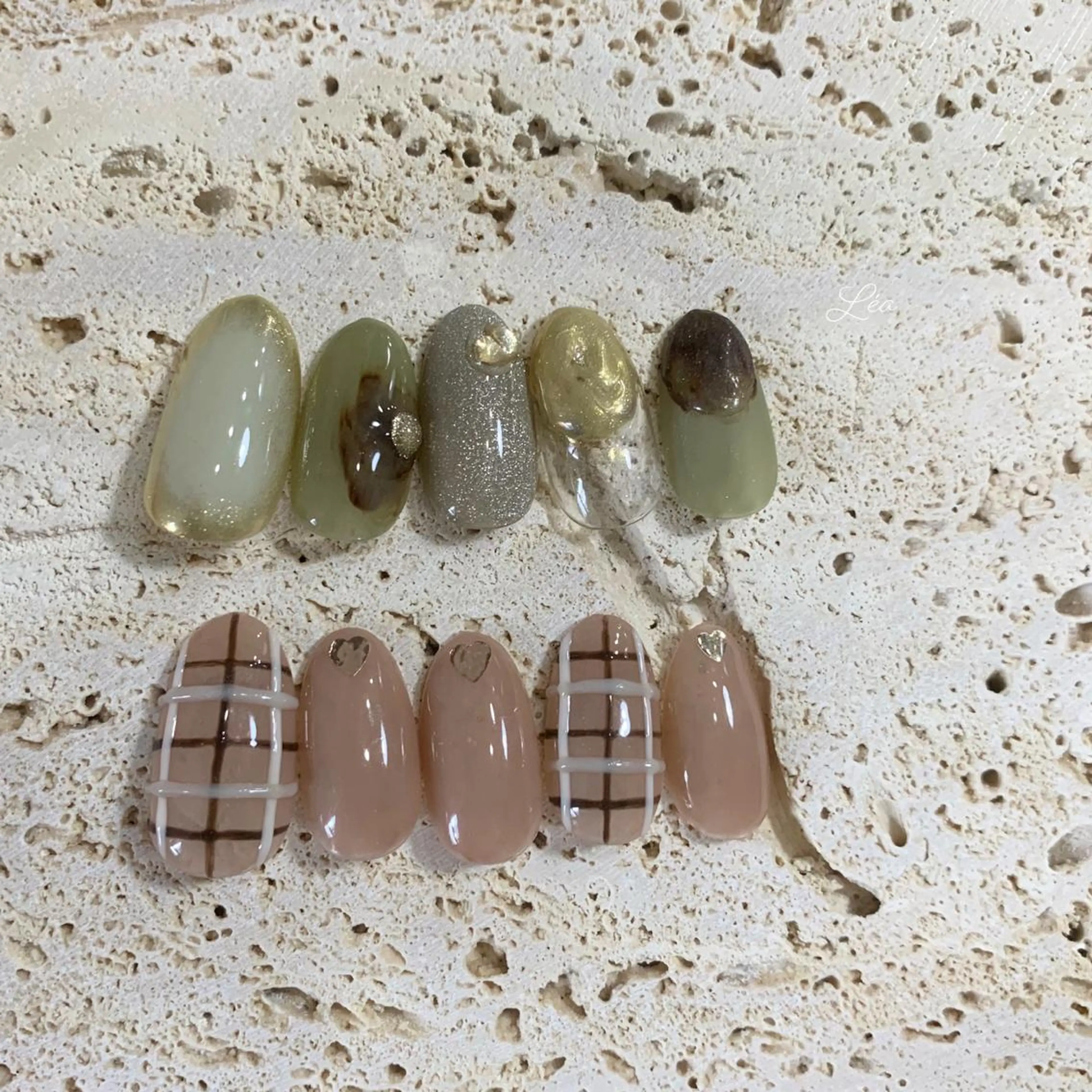 ネイル ジェルネイル パラジェル Léa nailのネイルデザイン