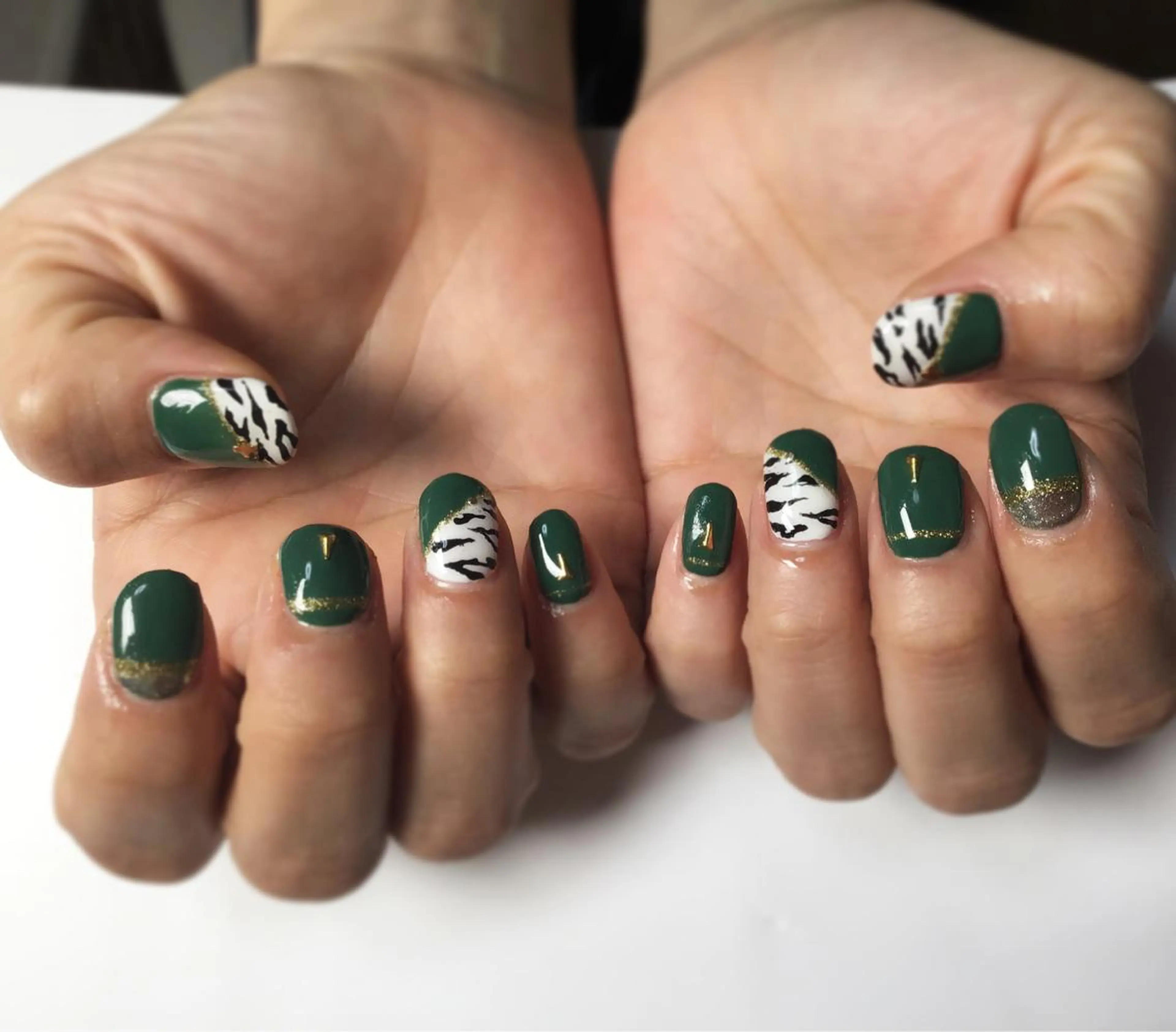 ネイル アニマル柄 gui amichanのネイルデザイン