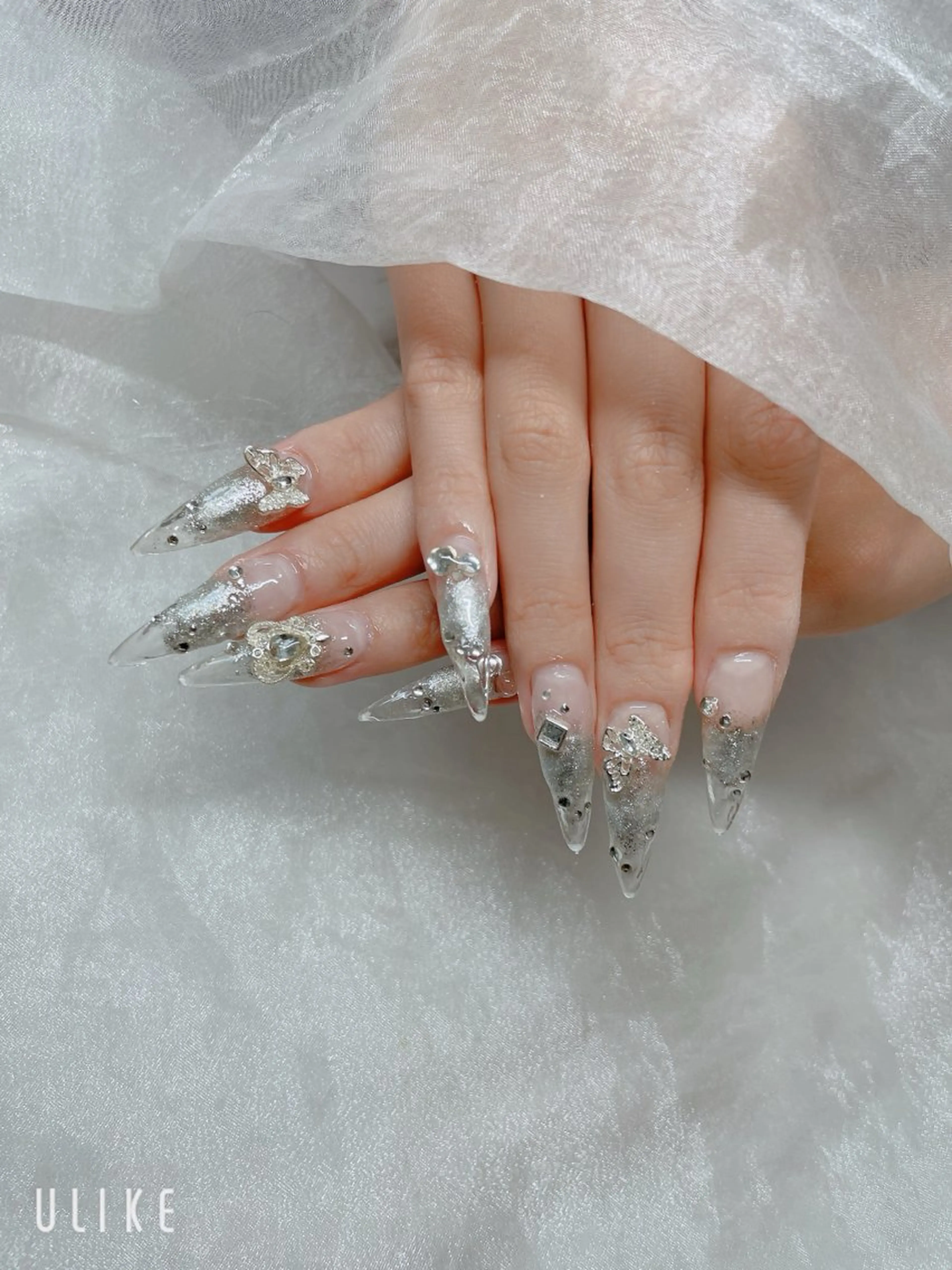 ネイル クリアネイル BABY LION :Linaのネイルデザイン