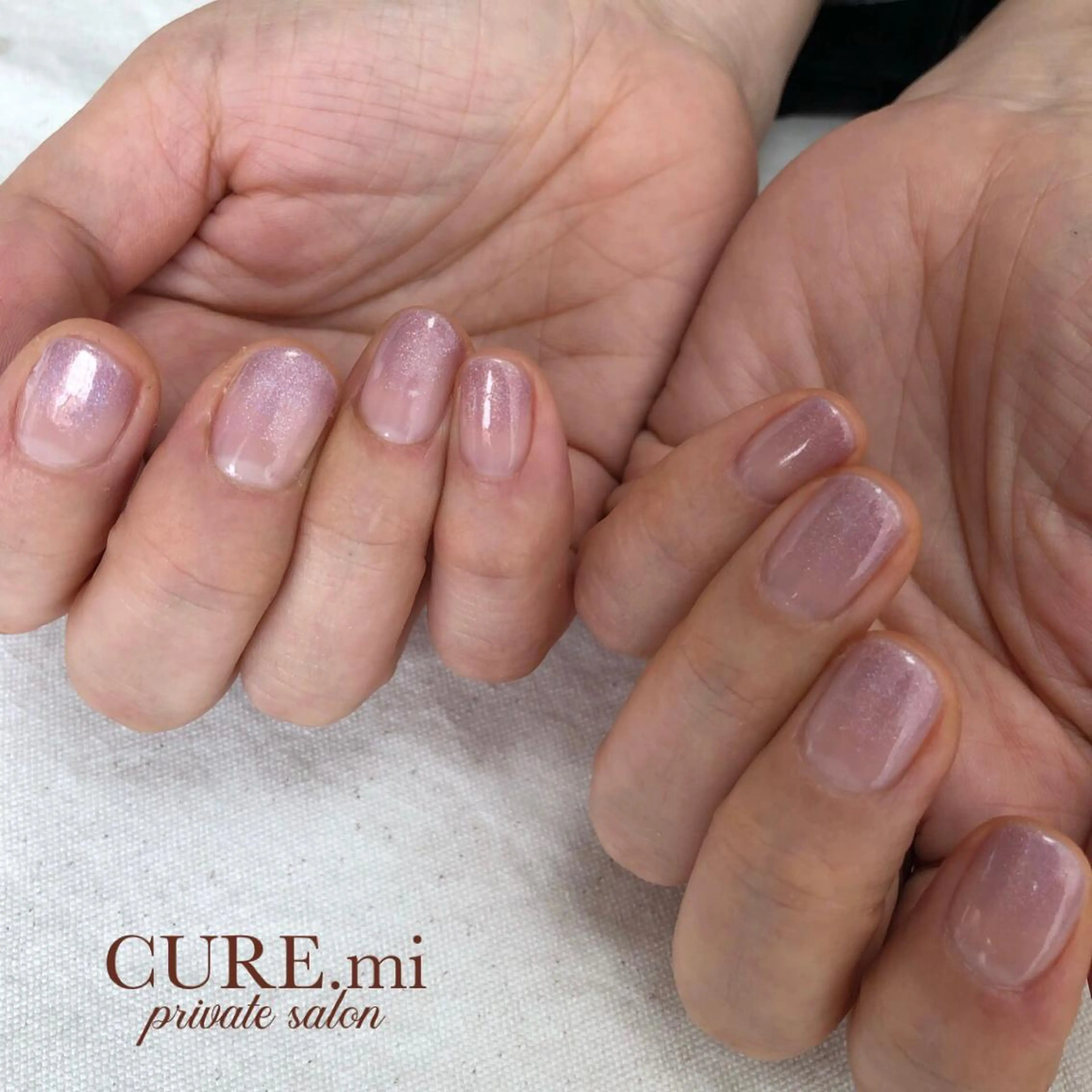 ネイル グラデーション ラメ(グリッター) ラメグラデーション ハンドネイル 伊藤 美香のその他イメージ