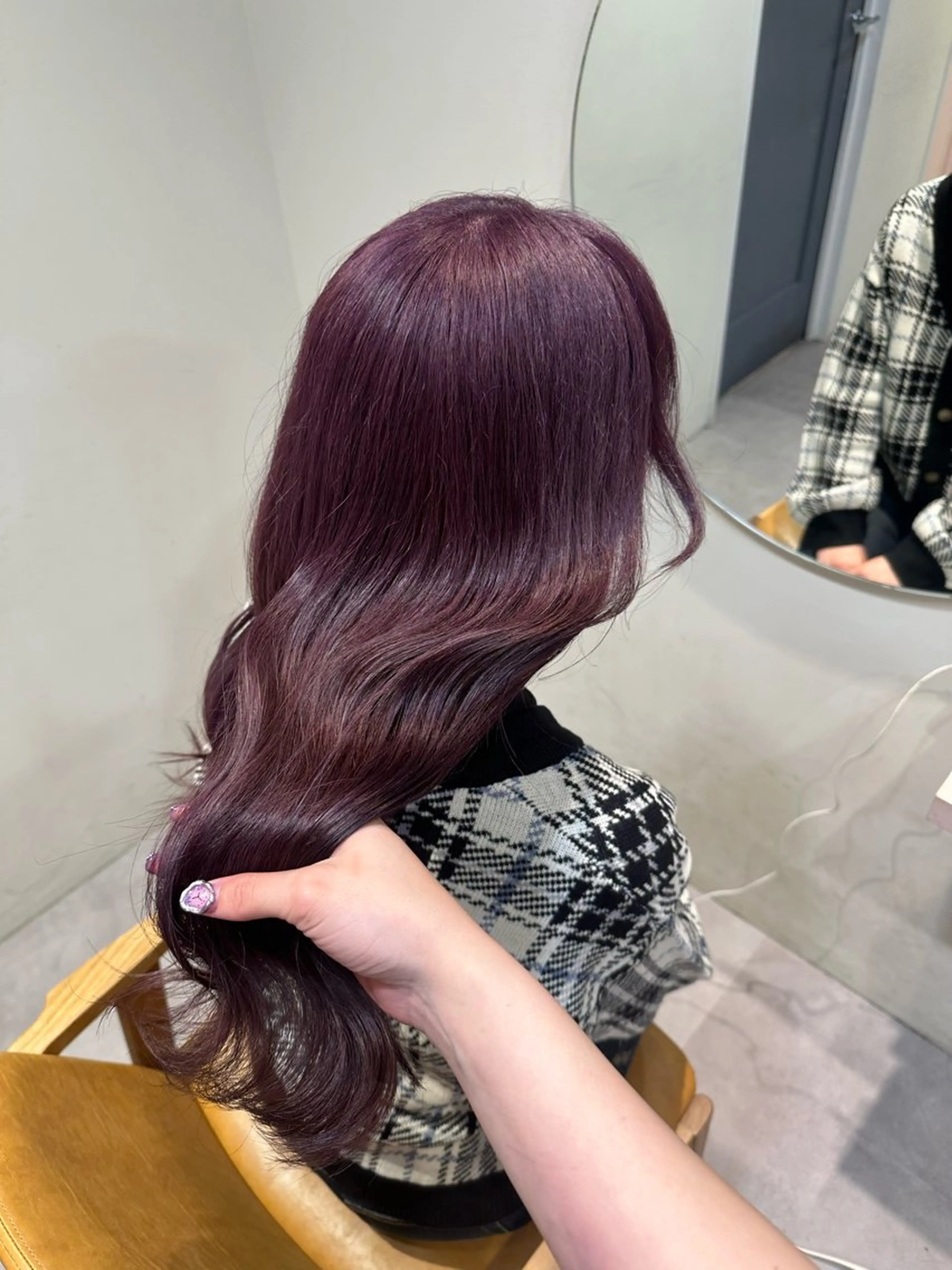 ロング カラー ヘアカラー HANAME 原宿美容室のヘアスタイル