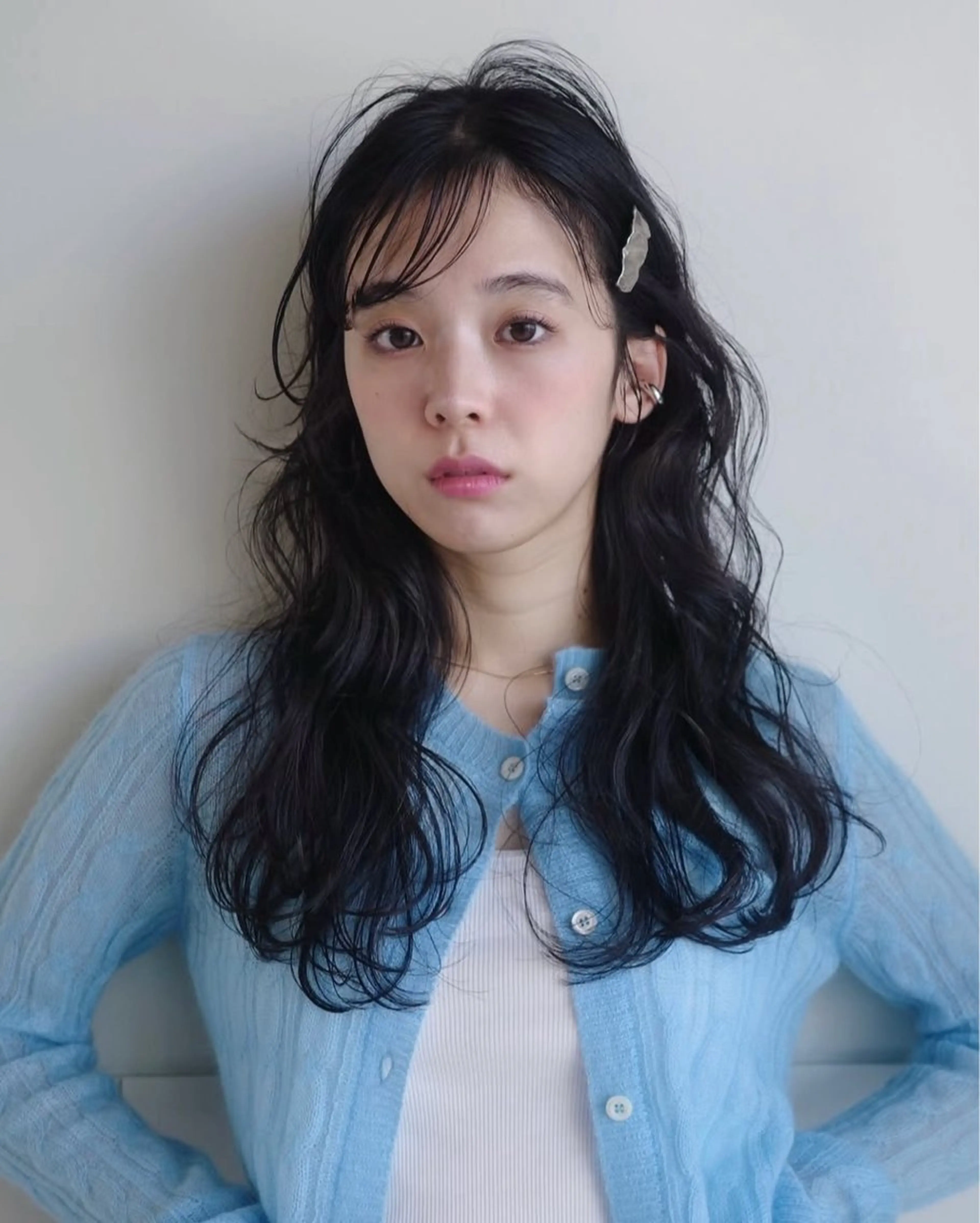セミロング カラー ヘアアレンジ カット ヘアカラー トリートメント 似合わせレイヤー ＆透明感カラーのヘアスタイル