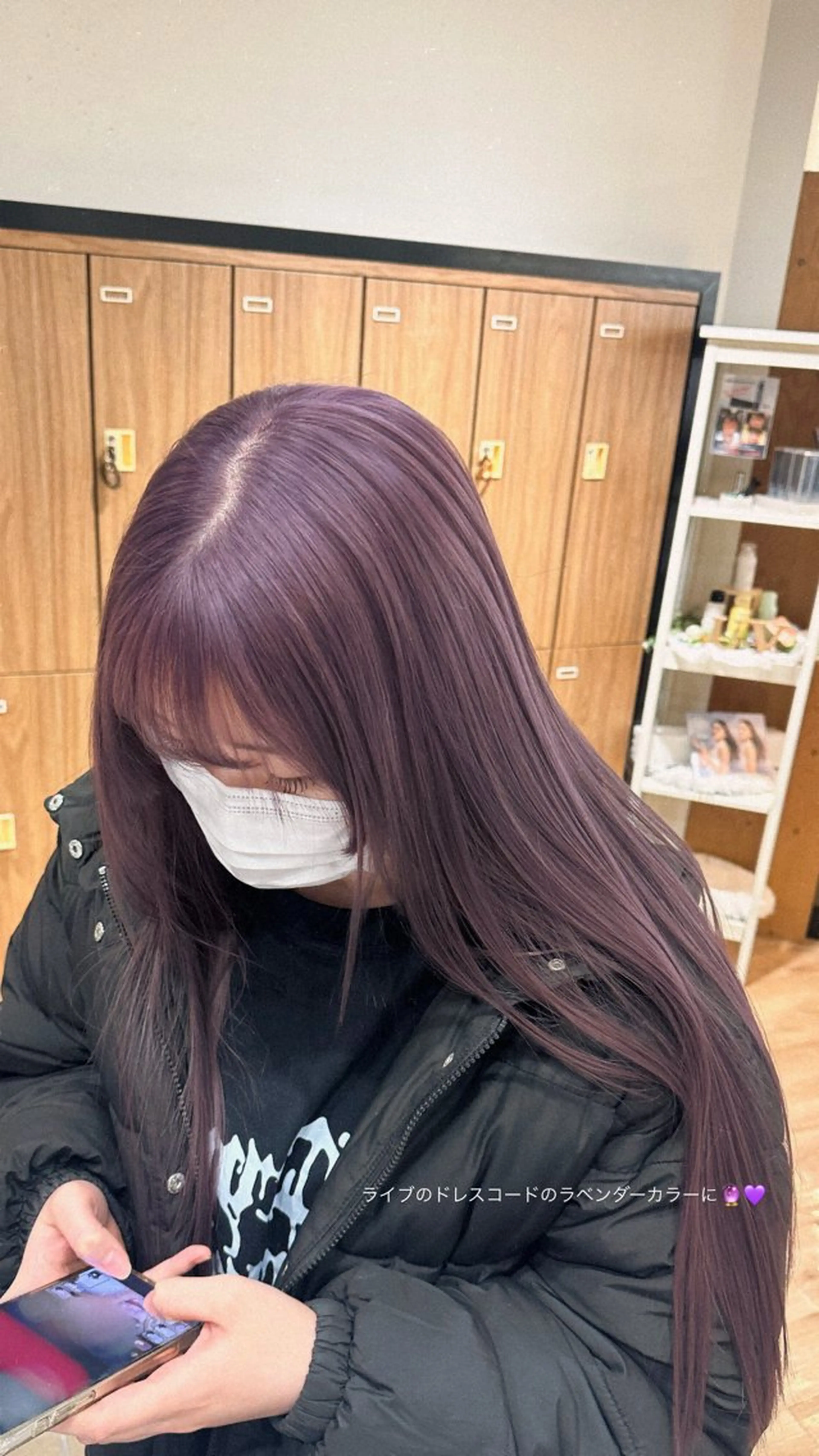 カラー ラベンダーカラー カット ヘアカラー ブリーチカラー/ わきたちえ🌻のヘアスタイル
