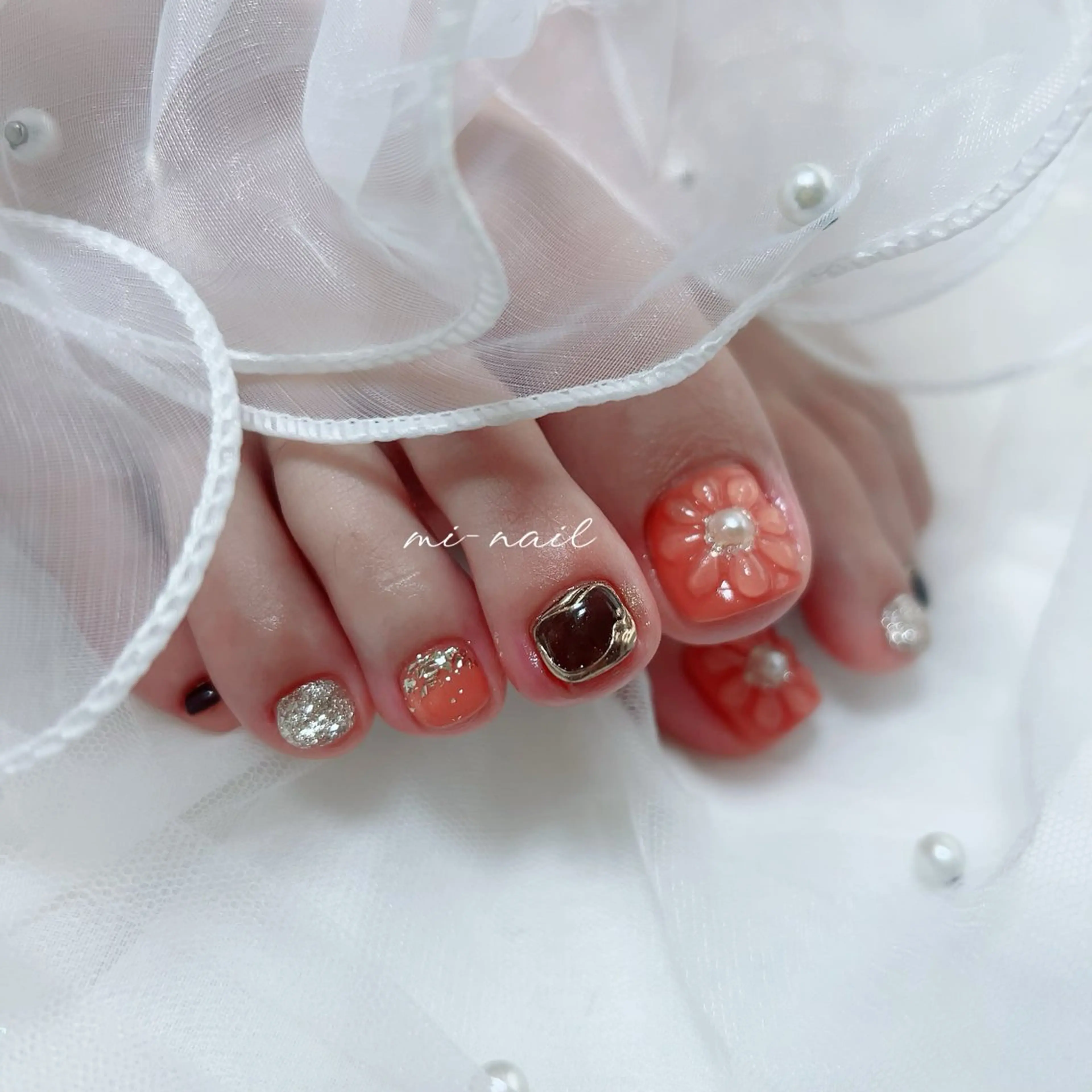 フットアート６本コース💅オフケア込の写真