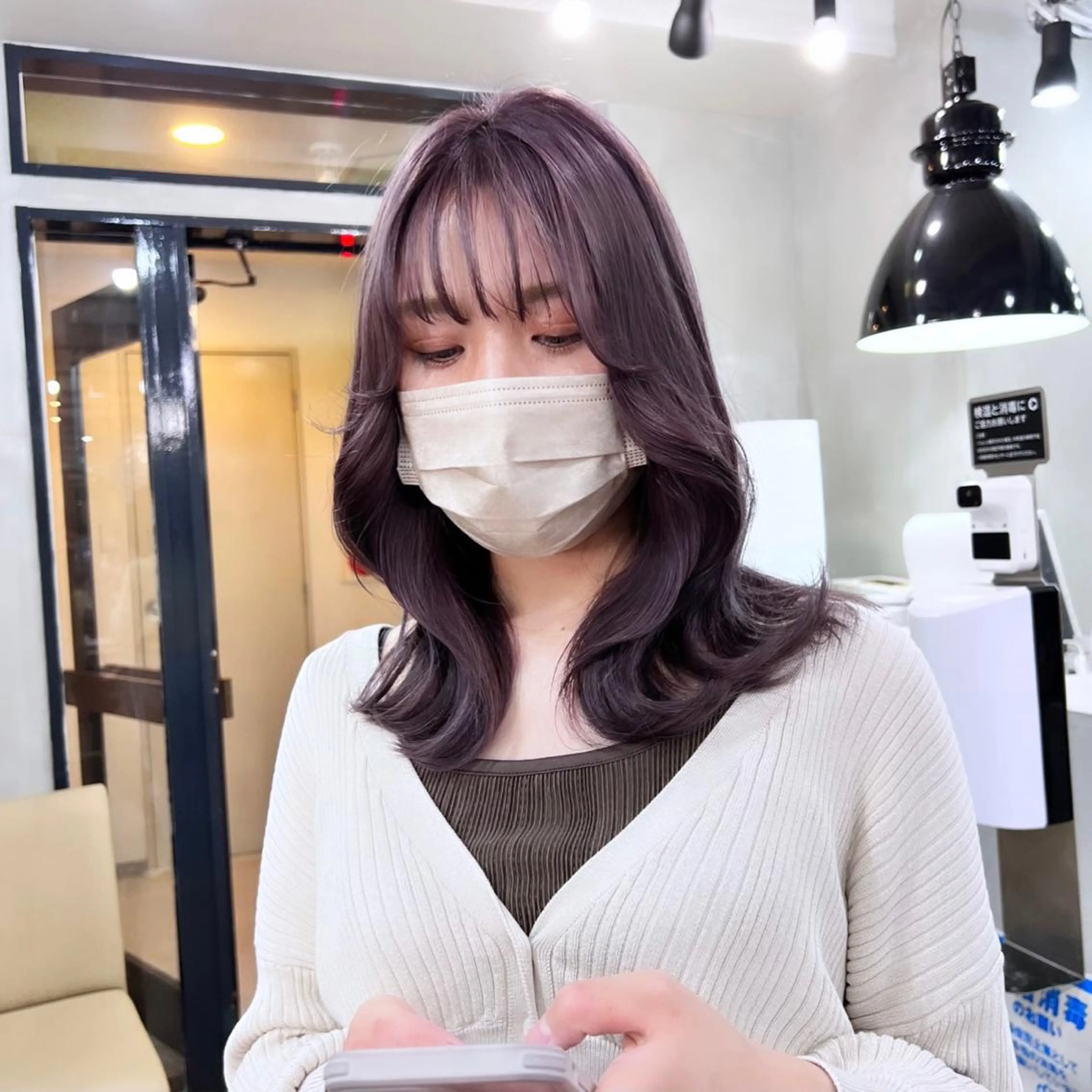 ミディアム カラー カット ヘアカラー トリートメント Pe Pe所属・🌕PePe　菅 タイシ🌕のヘアスタイル