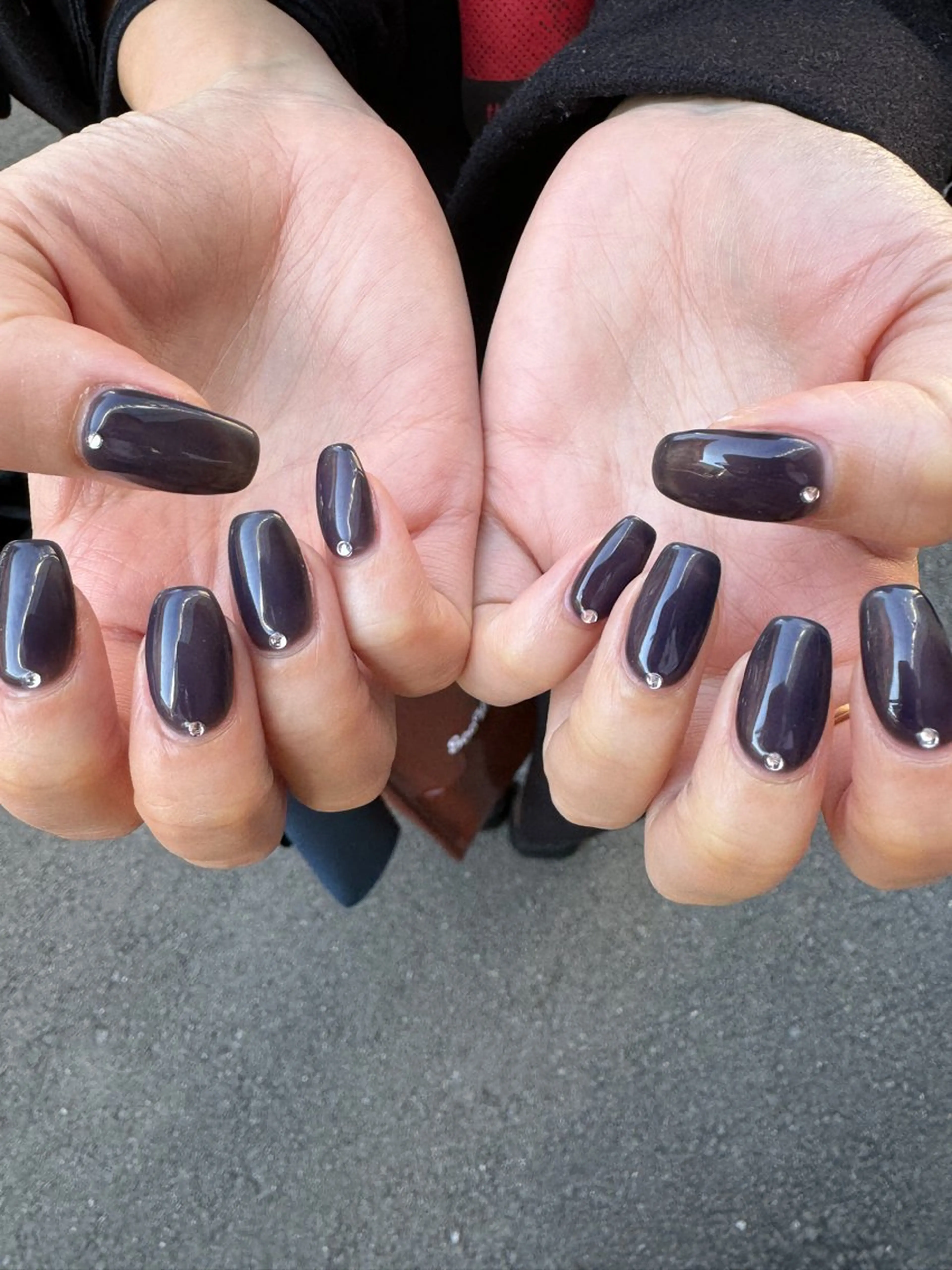 ネイル アートネイル フレンチネイル 韓国ネイル マグネットネイル 持ち込み MH_ Nailのネイルデザイン