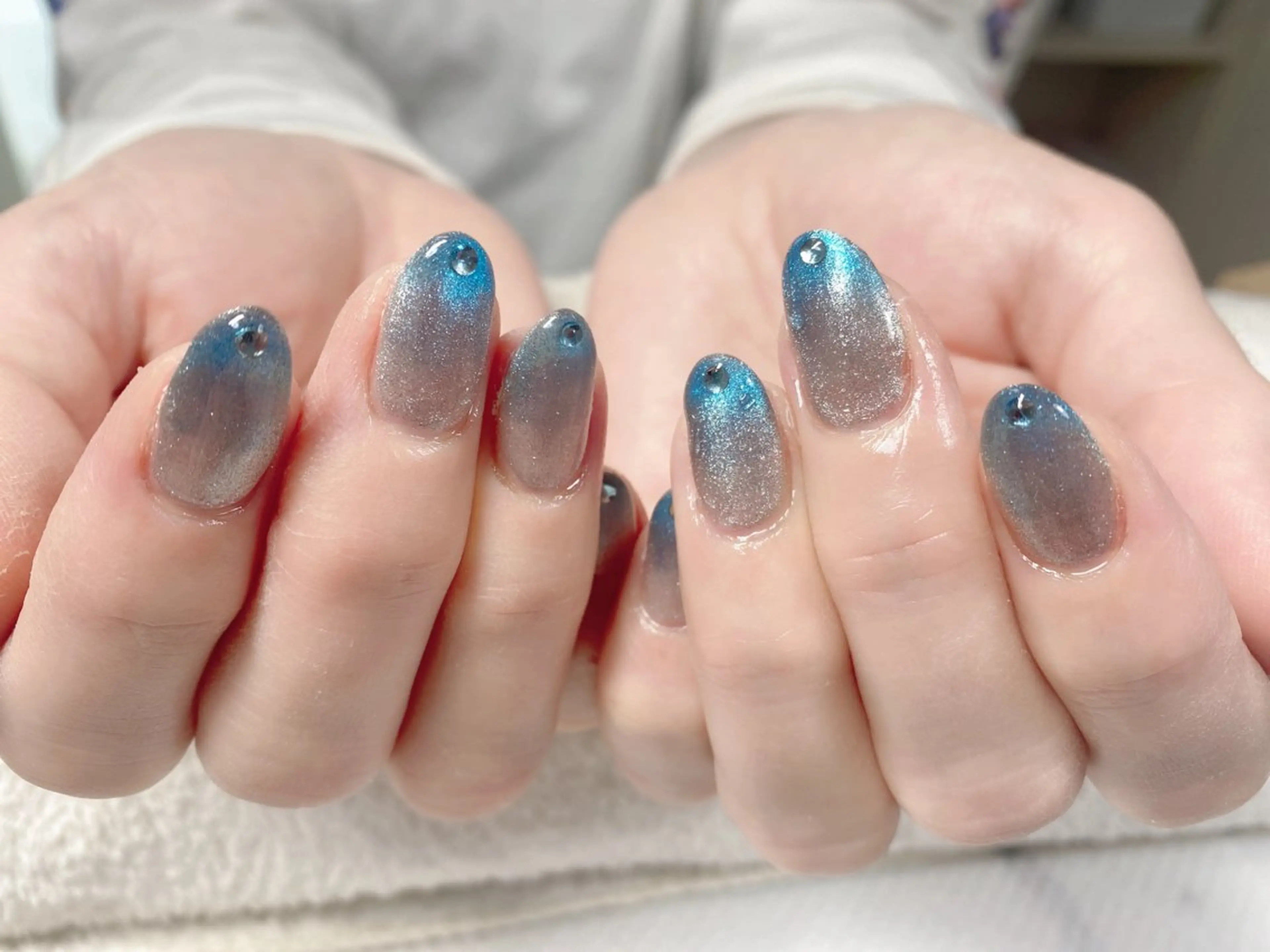 ネイル ハンドネイル ニュアンスネイル🌈 MYU Nailsのネイルデザイン