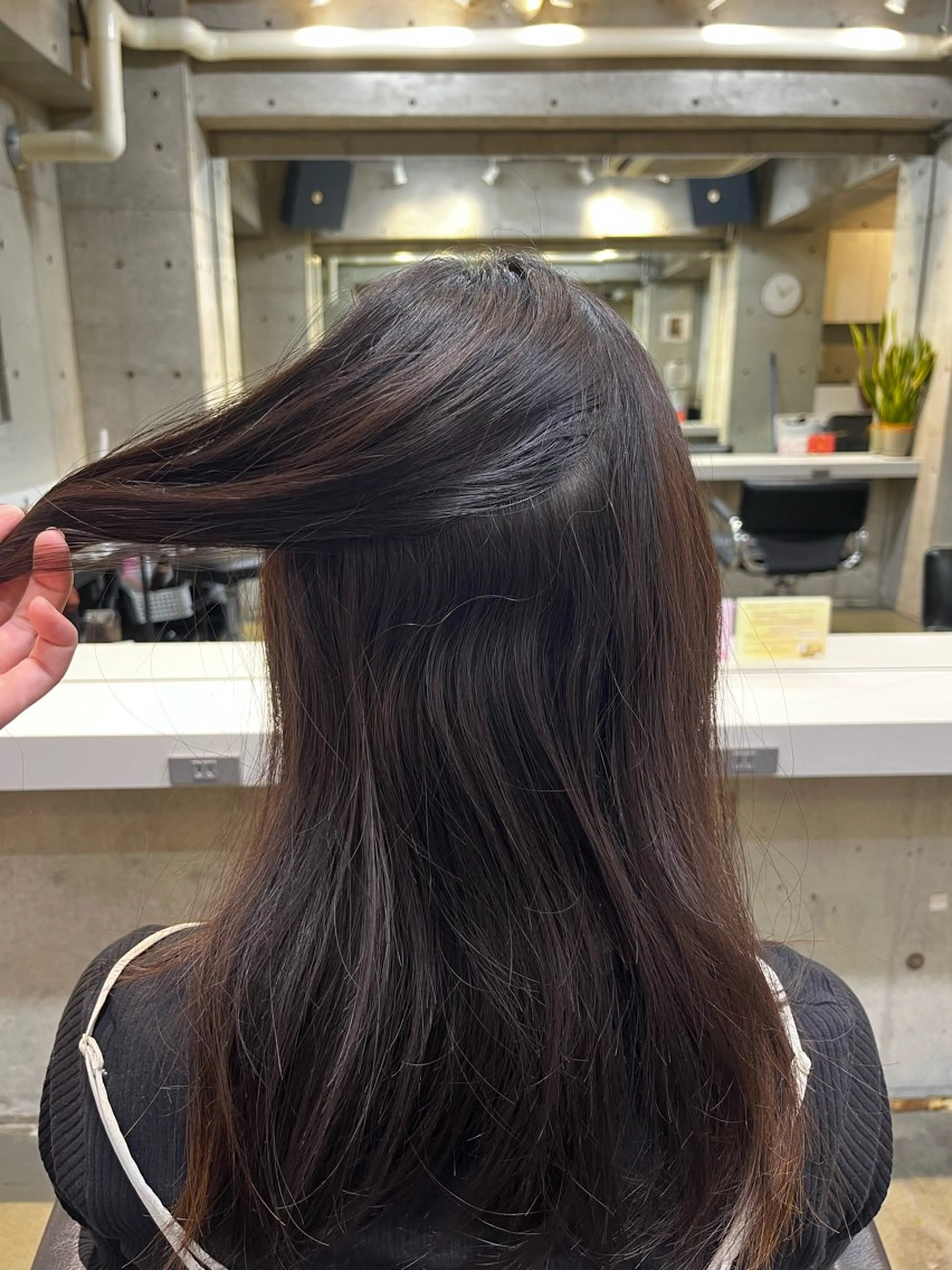 ミディアム パーマ 縮毛矯正 トリートメント 宮崎 恵多のヘアスタイル