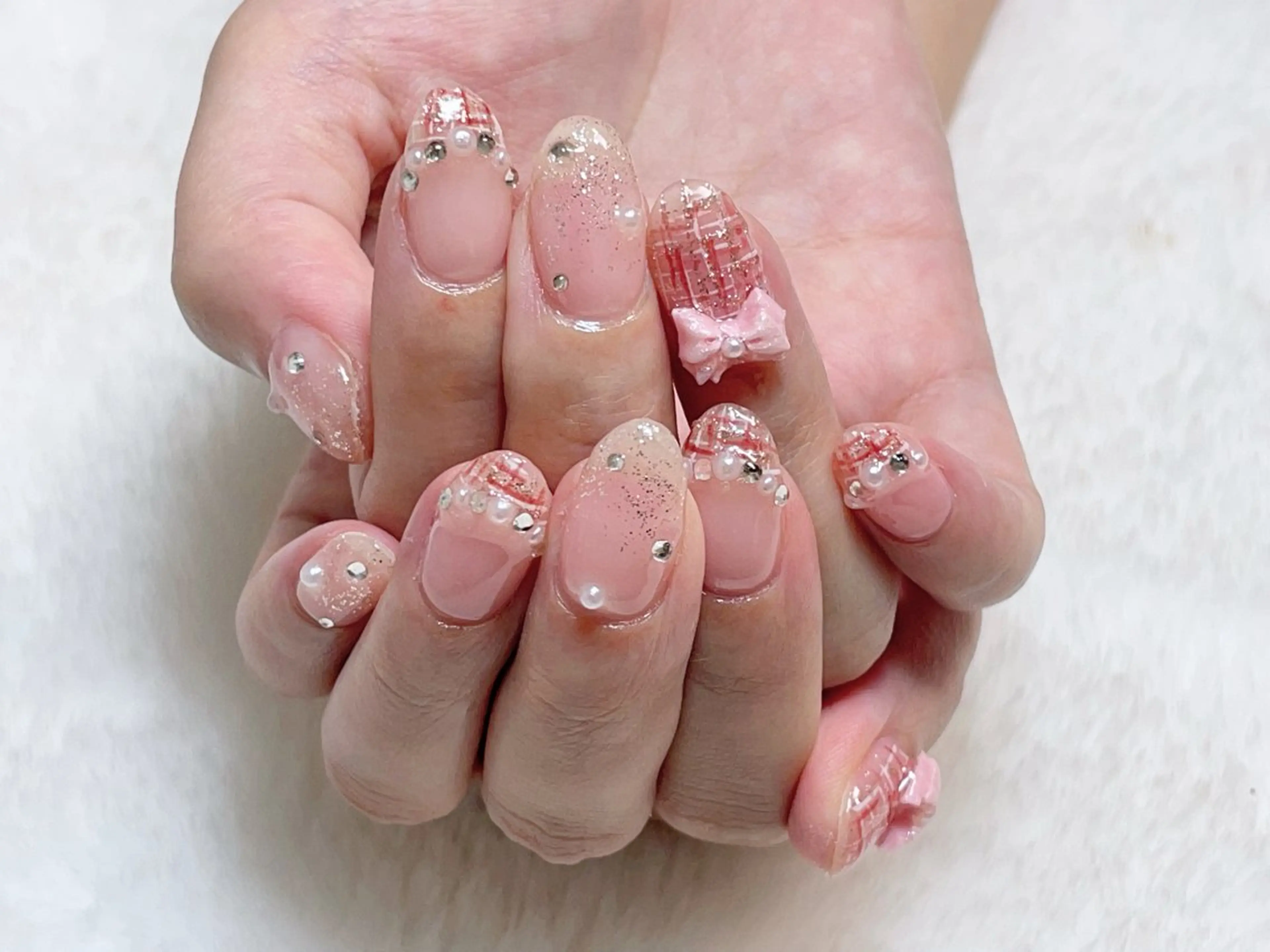 ネイル アニマル柄 アートネイル チークネイル フラッシュネイル フットネイル ハンドネイル B·U Nail大宮 長さだし専門店のネイルデザイン