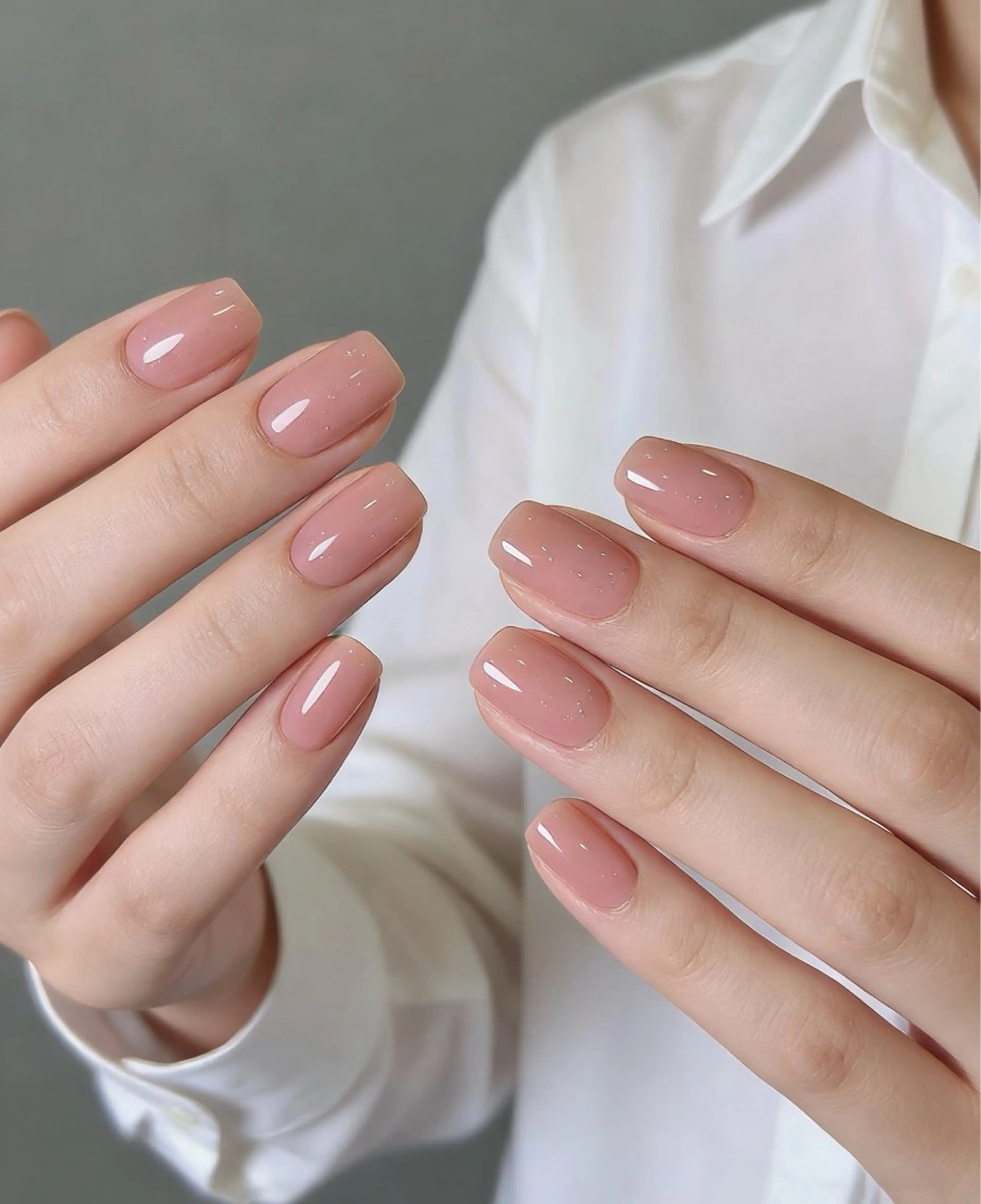 【シンプル派人気No.1✨】ワンカラーorラメグラデーション💅🏻🫧（オフ込み）の写真