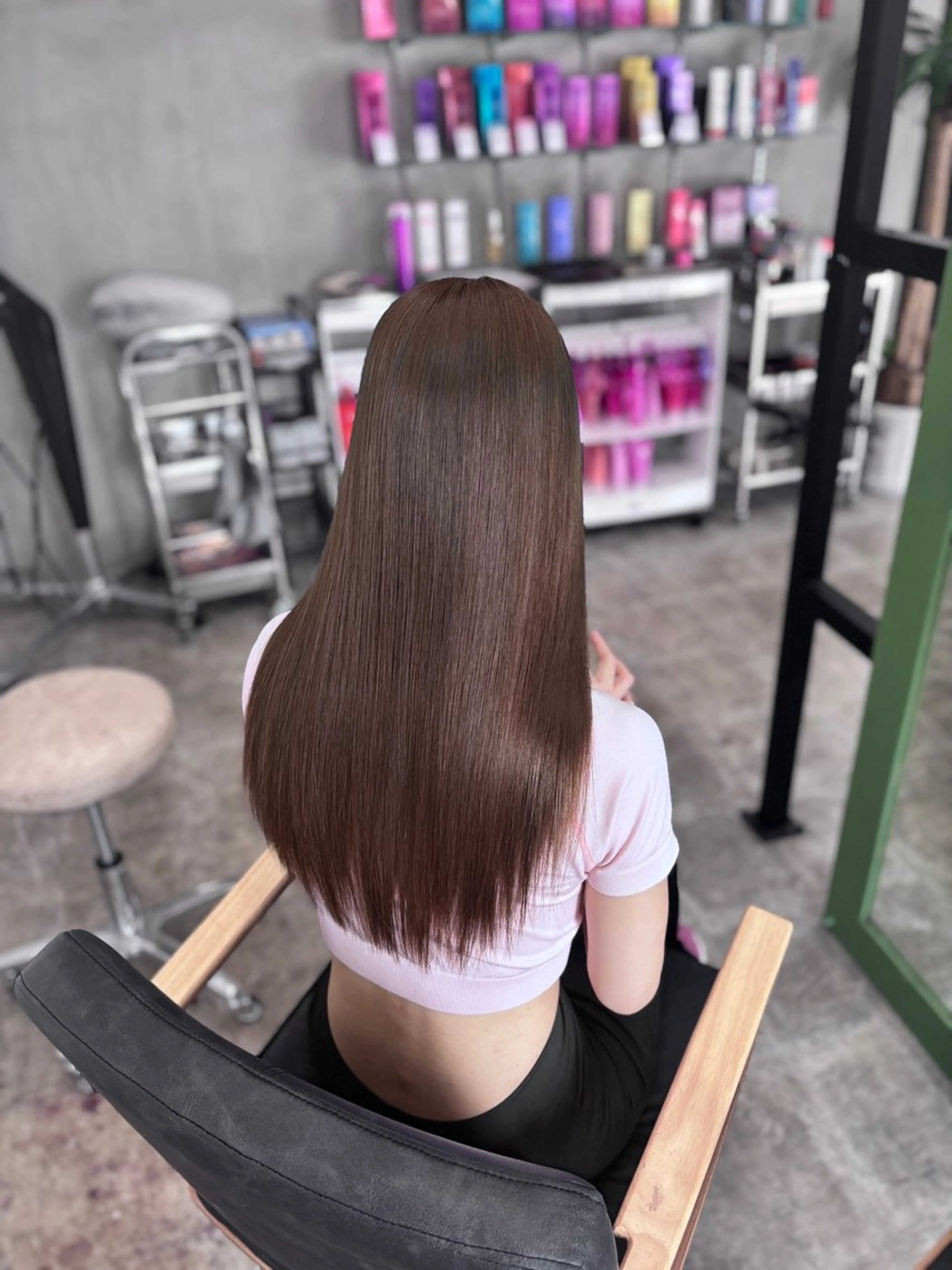 ロング ヘアカラー miloc naha ナナカのヘアスタイル