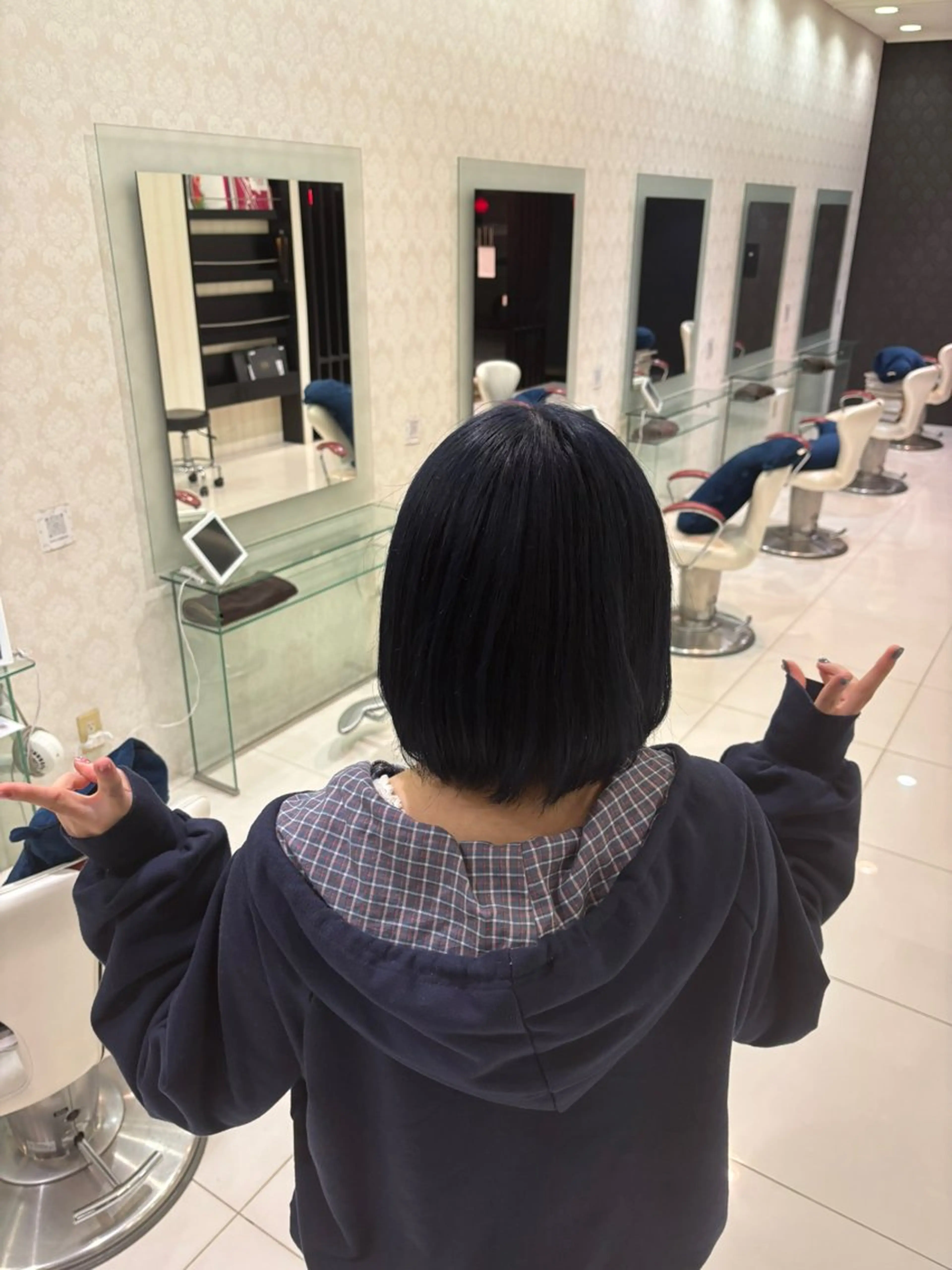 カラー ネイビーカラー EARTH 🐢 鈴木優大 🐢のヘアスタイル