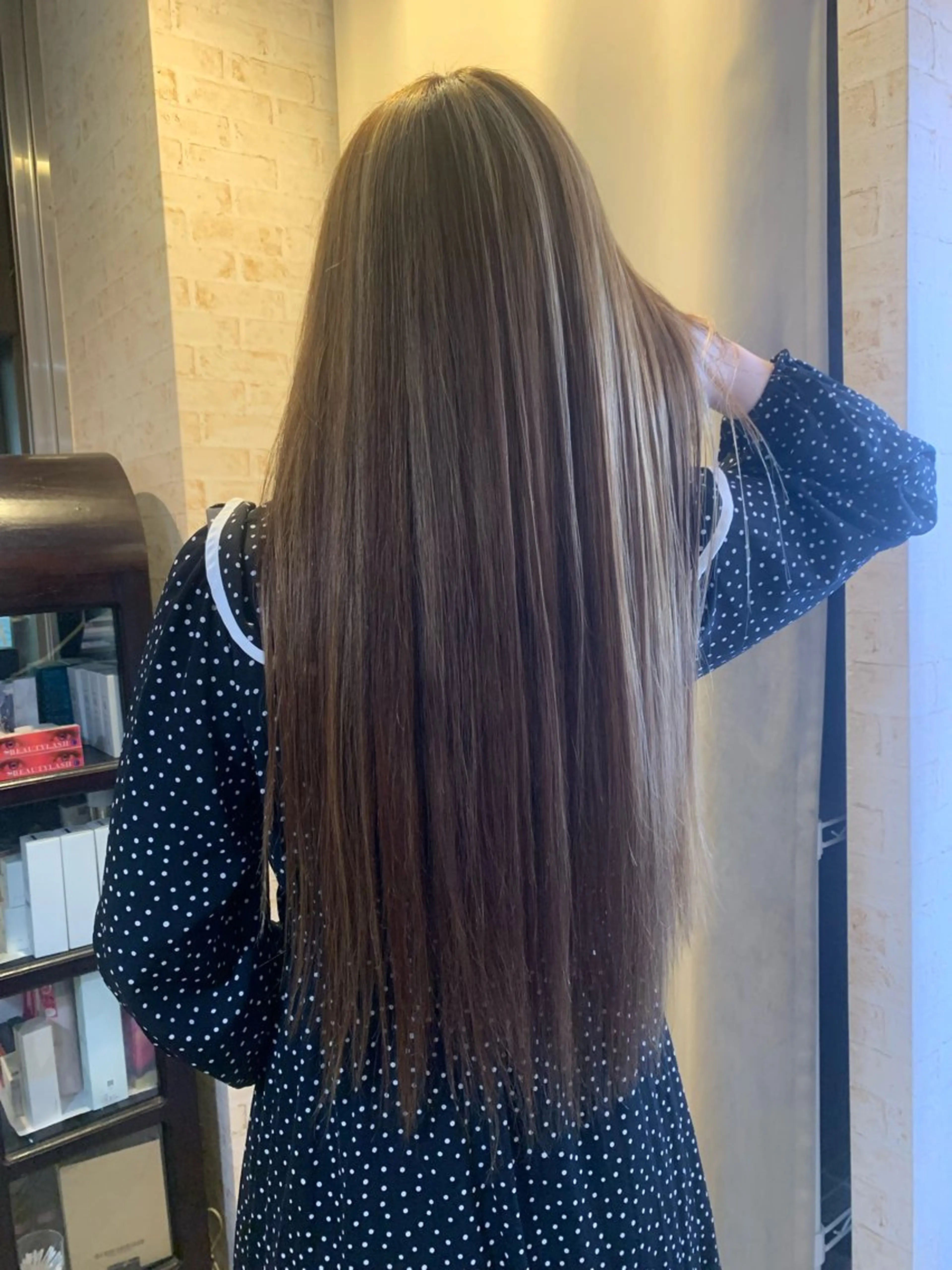 ロング カラー ヘアカラー トリートメント ✨縮毛矯正✨髪質改善 ナカシマ ユミのヘアスタイル