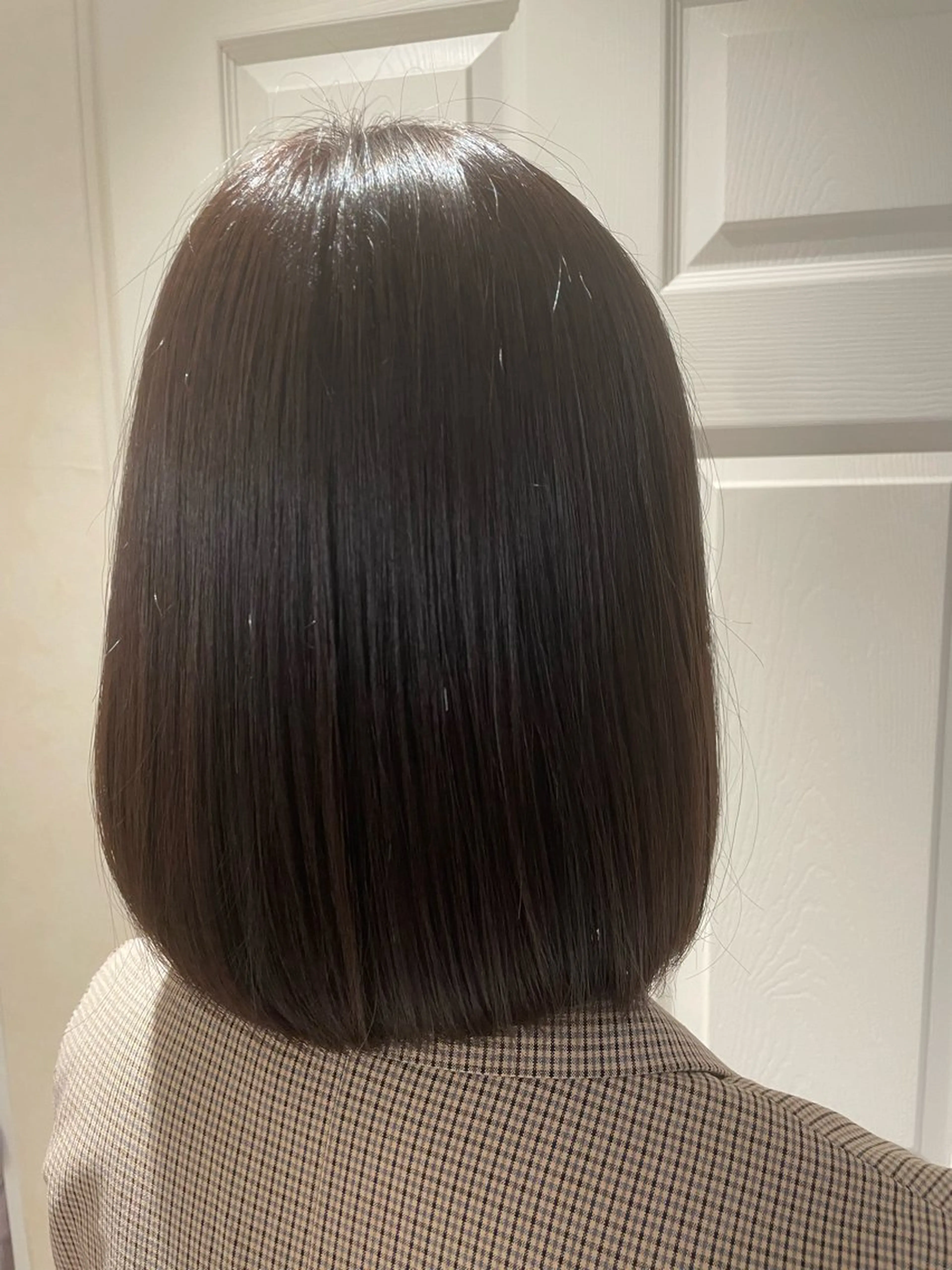 ミディアム カラー 柳井 準平のヘアスタイル