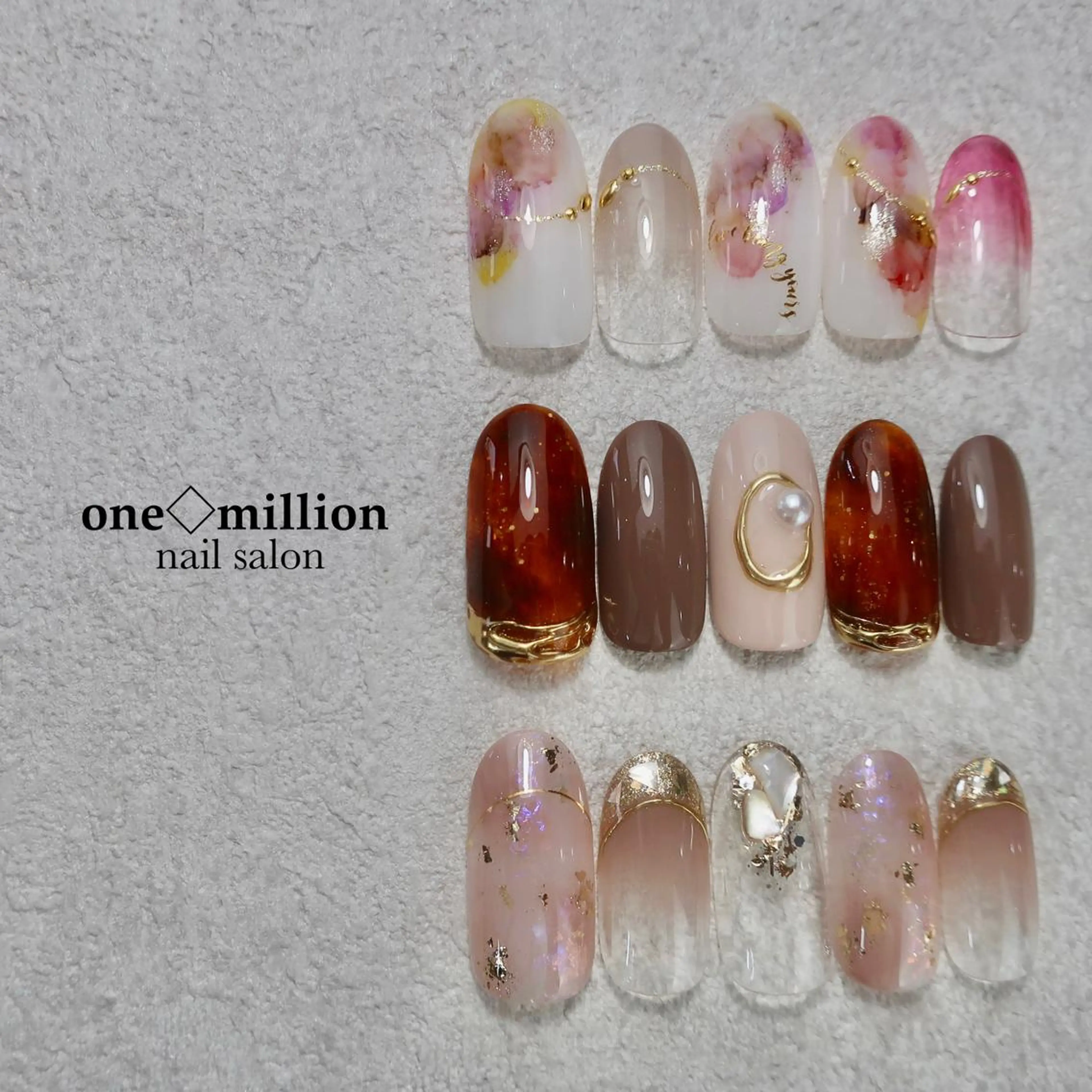 ネイル nail salon ワンミリオンのネイルデザイン