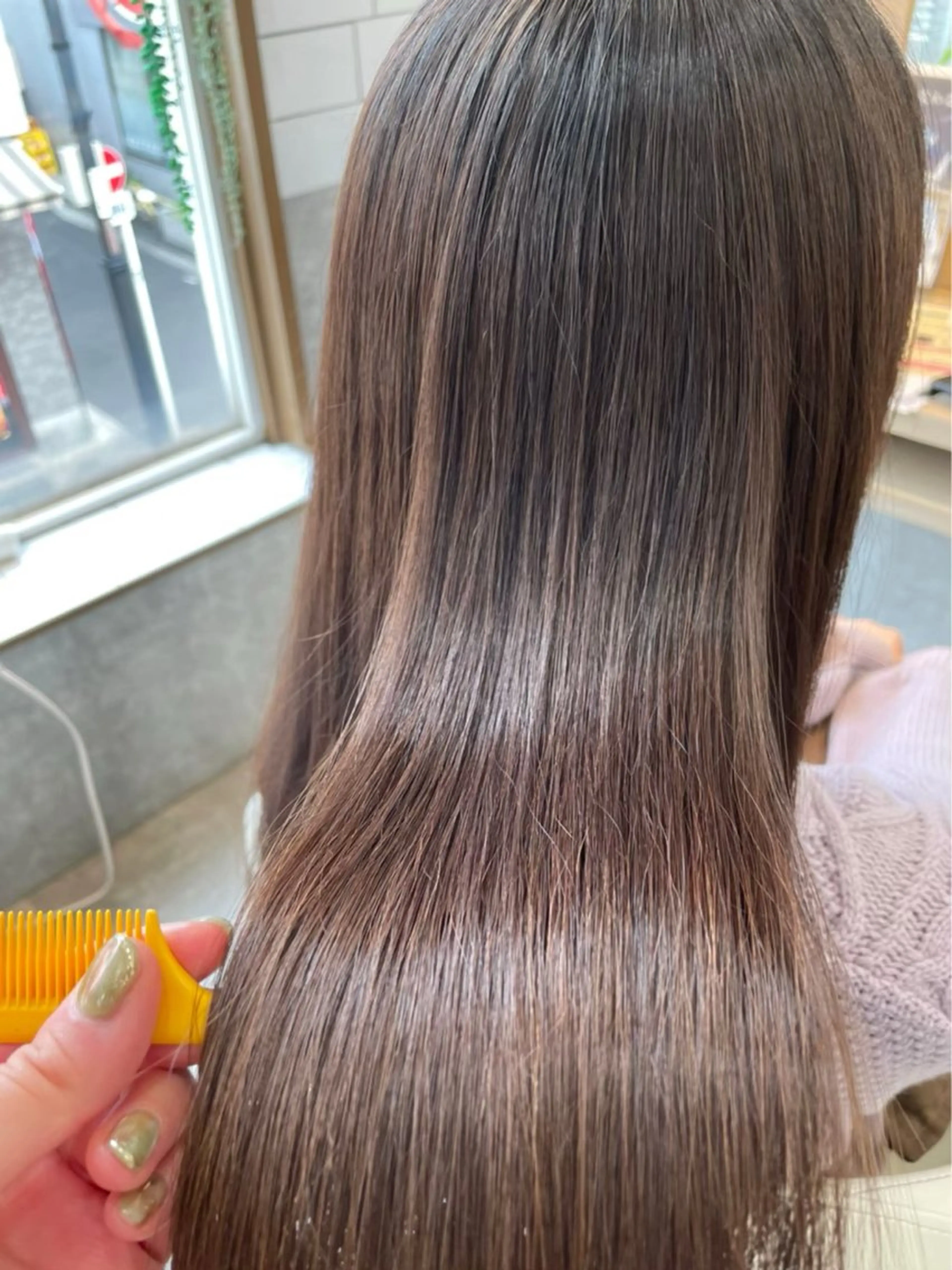 セミロング カラー 🌷髪質改善/ 落合 咲弥🌷のヘアスタイル