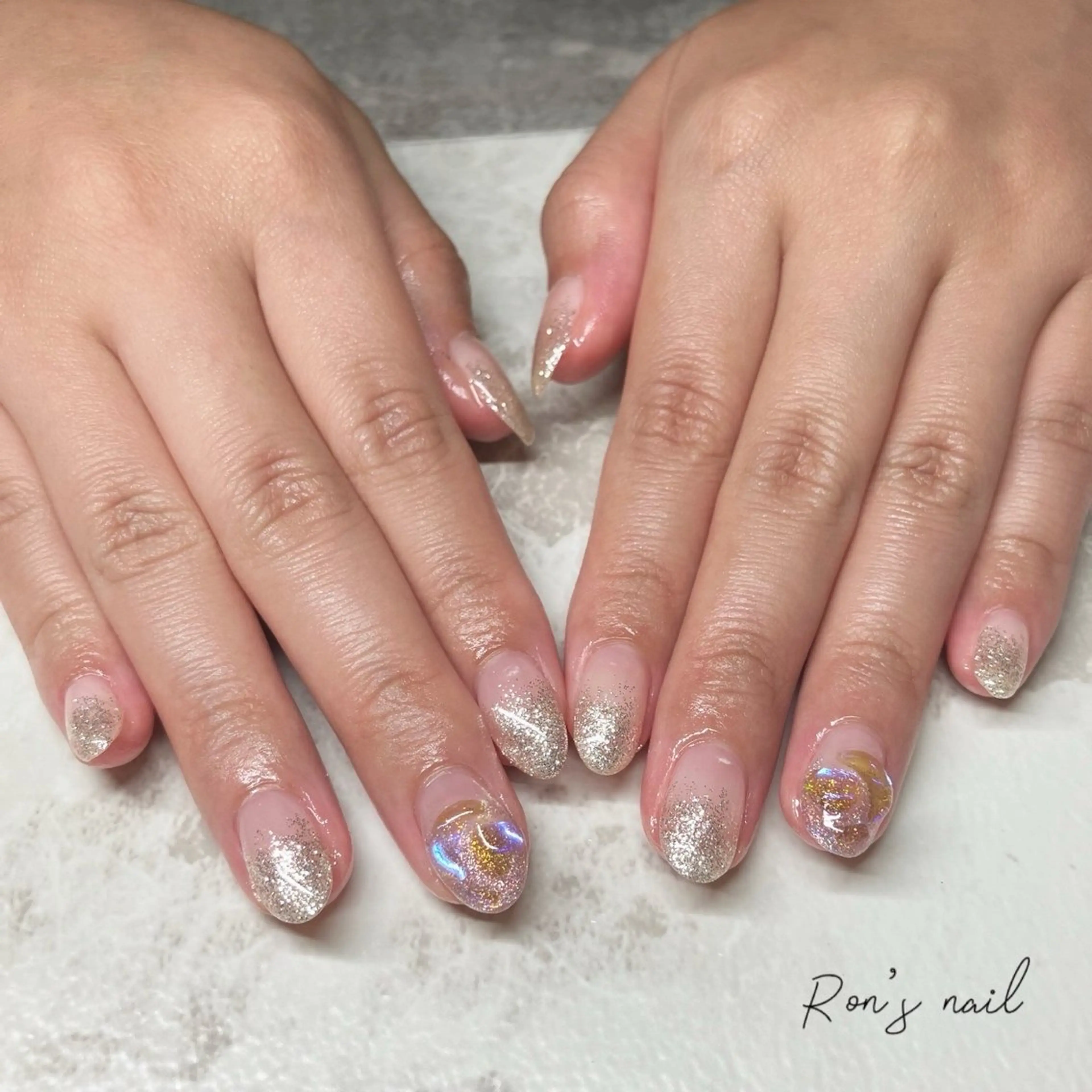 ネイル Ron's nail 笹岡のネイルデザイン