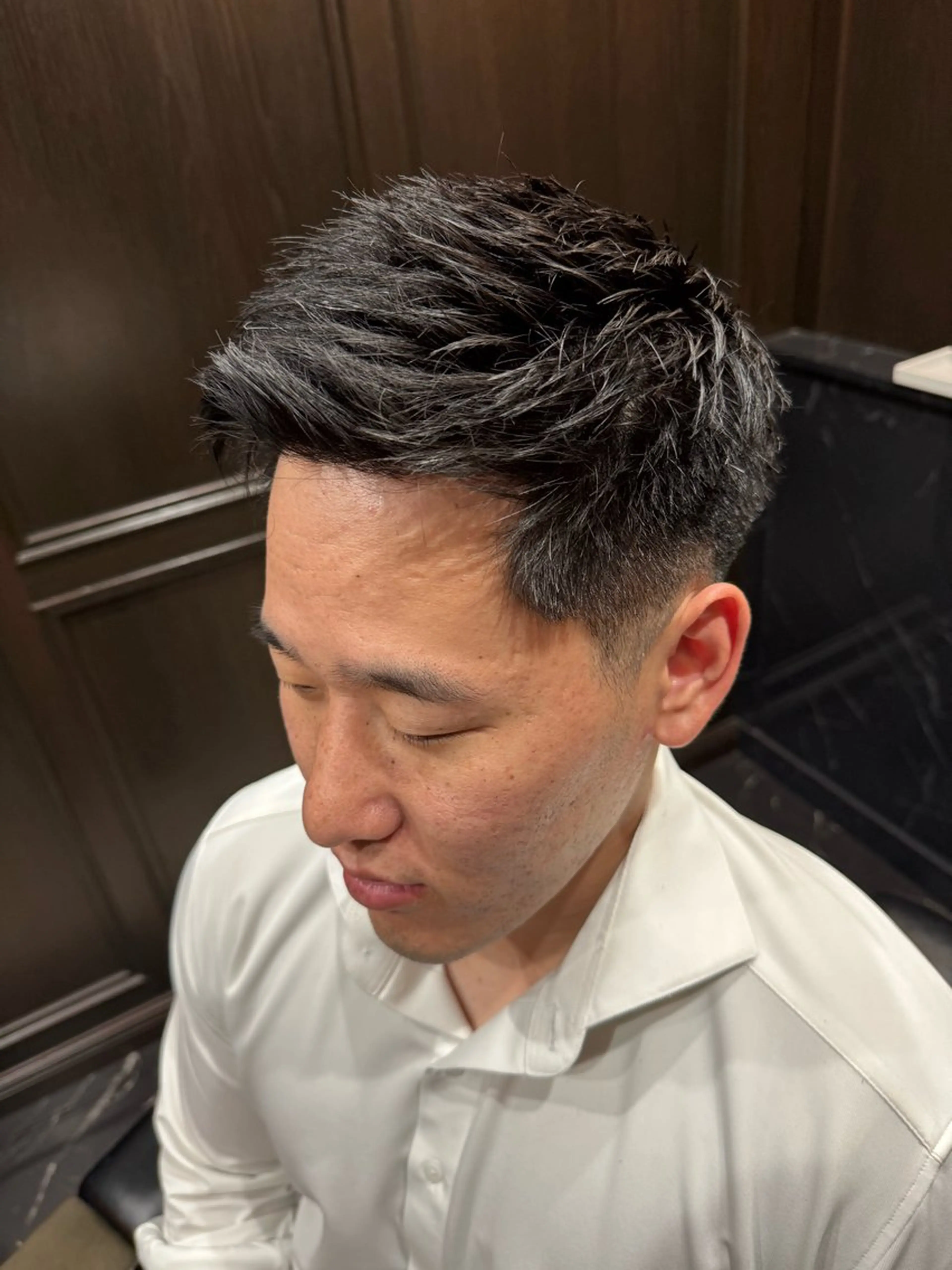 ショート メンズヘアカット無料 中村　心のヘアスタイル