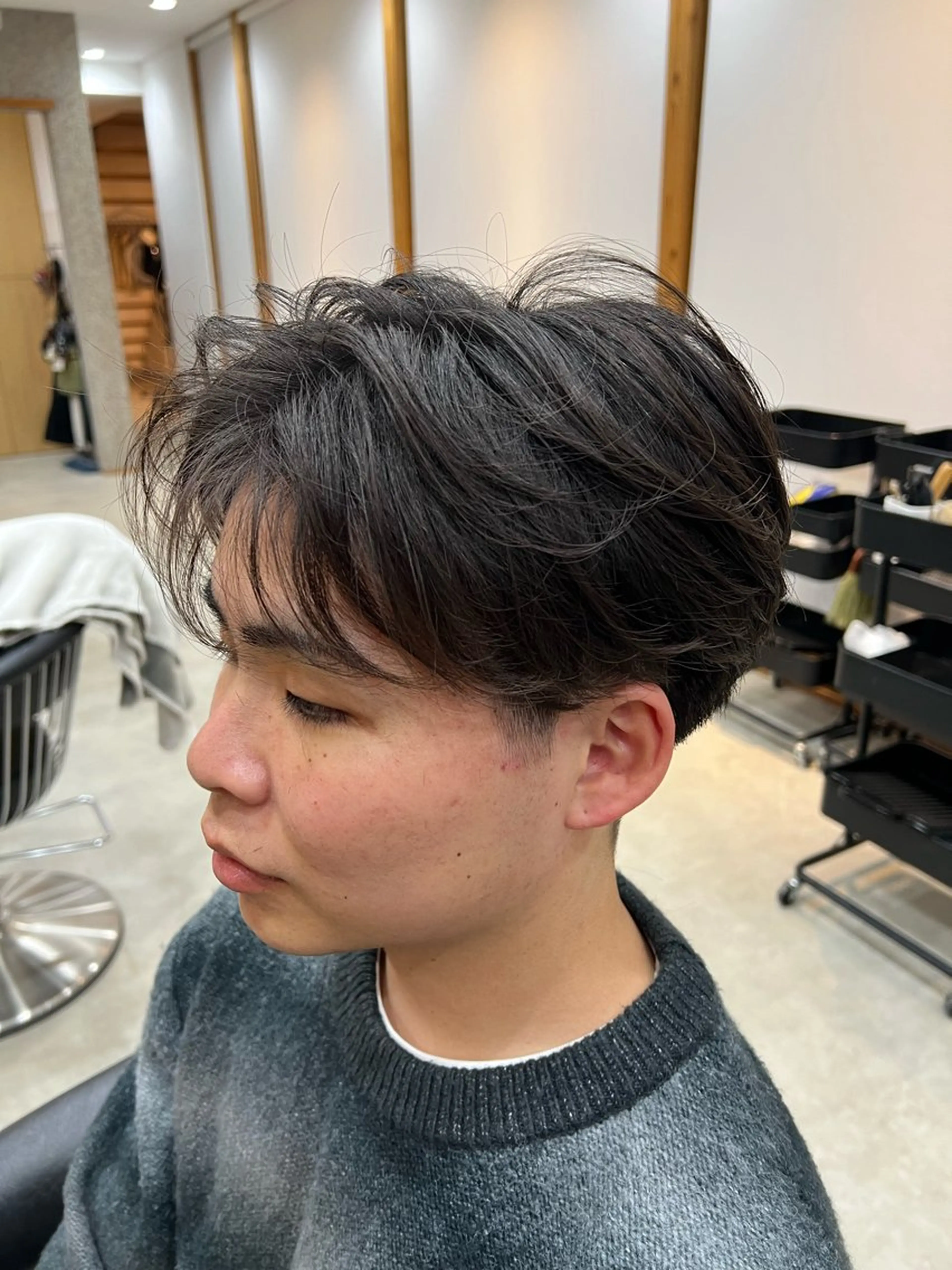 メンズ 解良 優斗のヘアスタイル