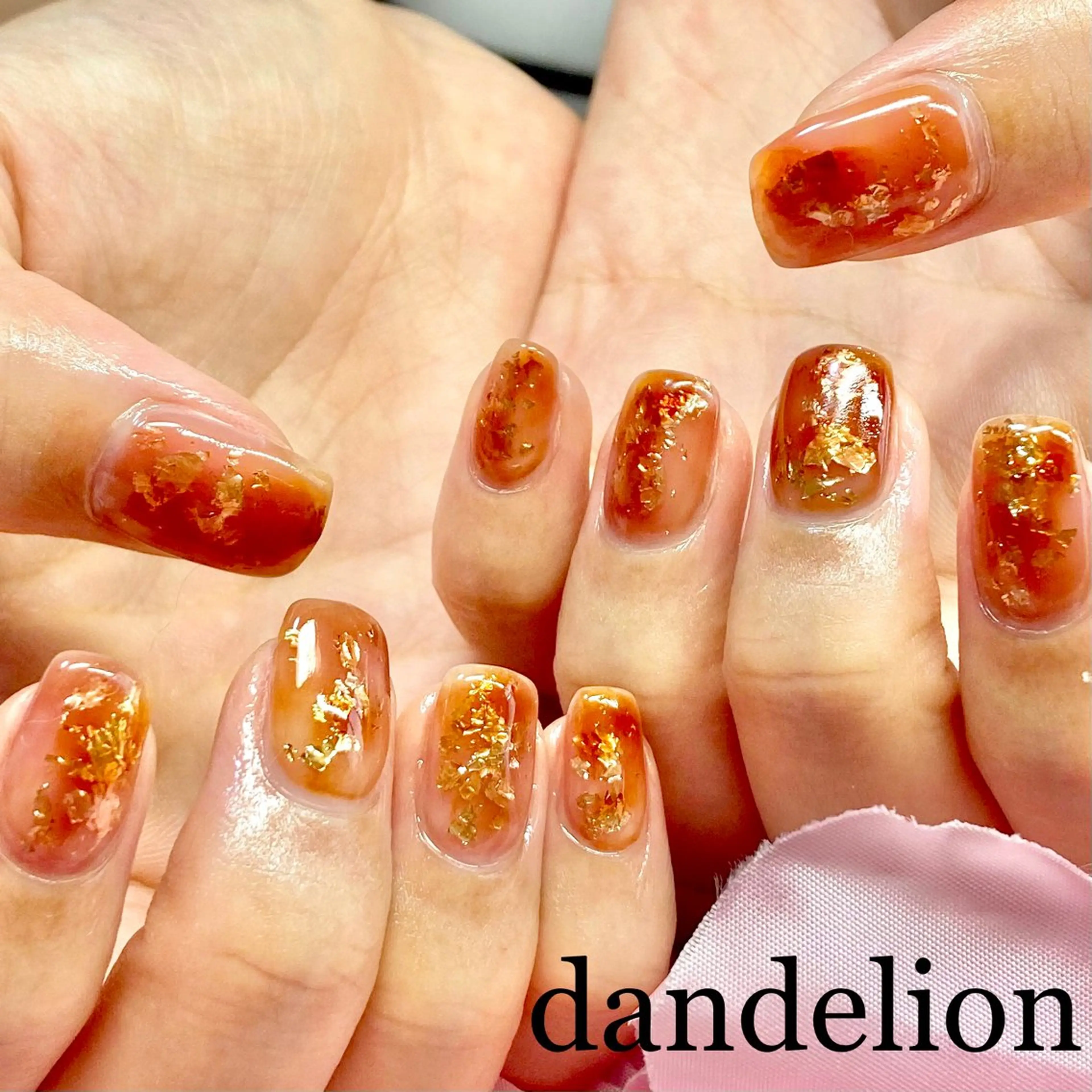 ネイル ハンドネイル ハンドケア dandelion ダンデライオンのネイルデザイン