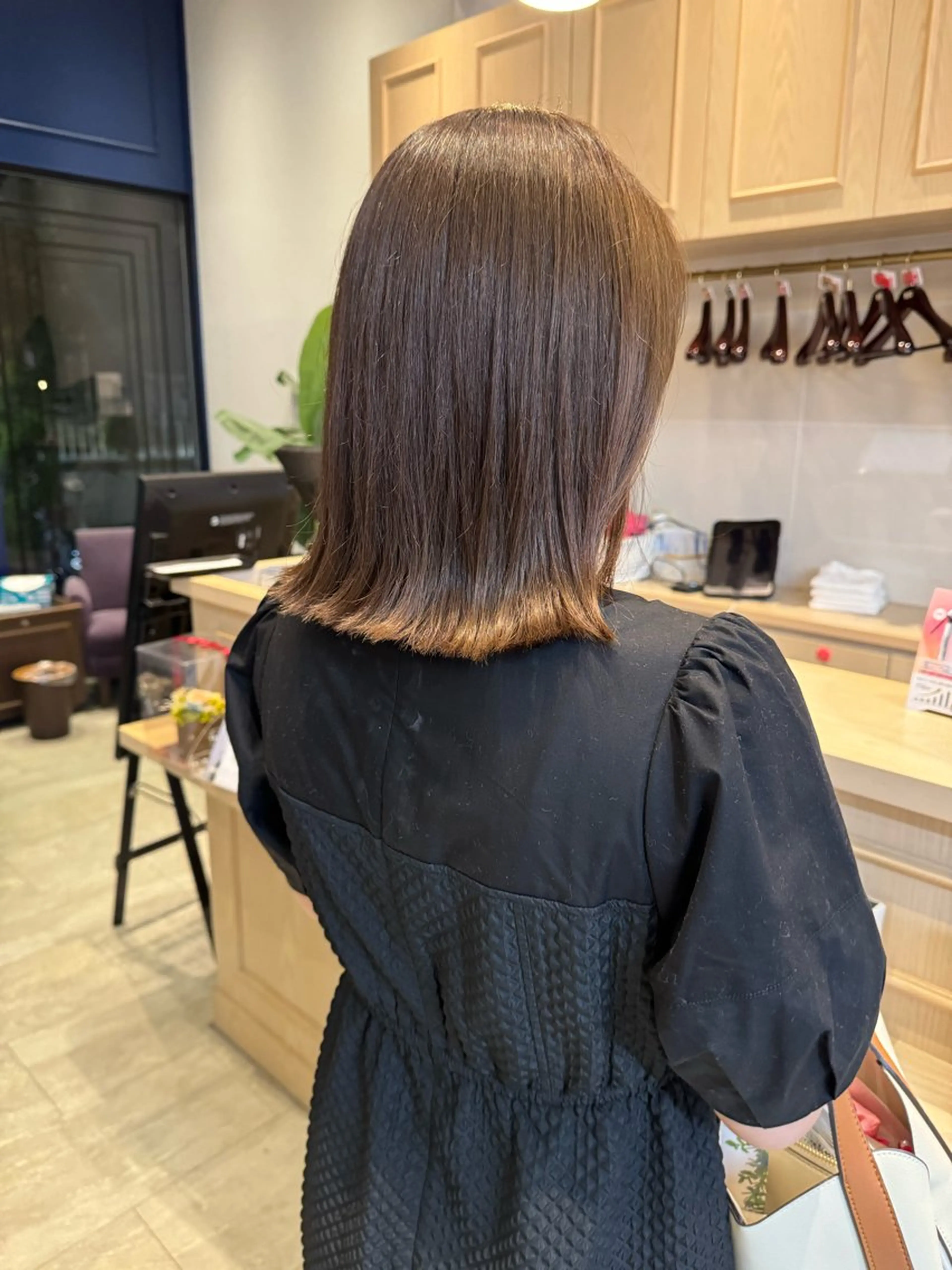 ミディアム カラー ショート/ボブ パーマ/中原のヘアスタイル