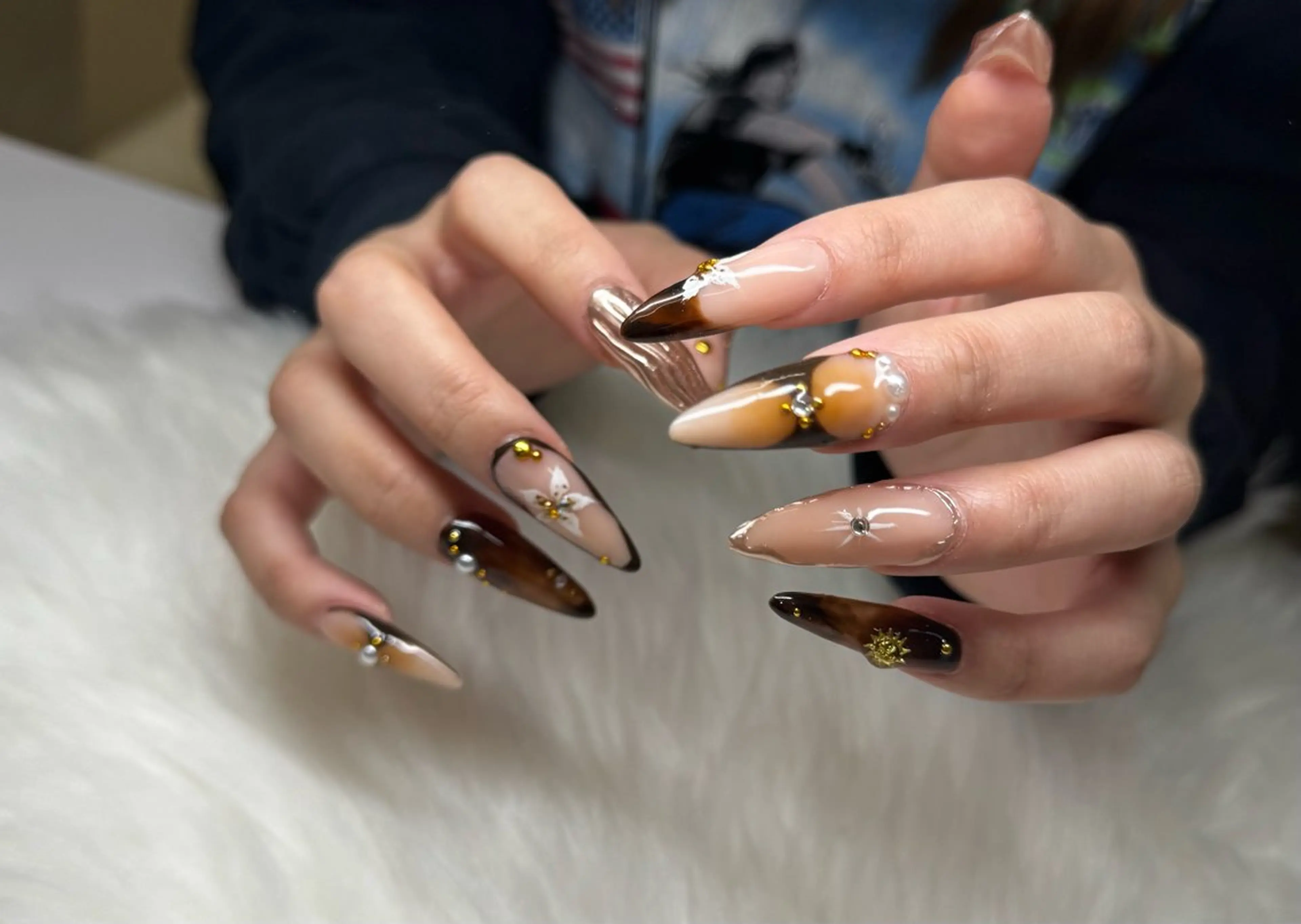 ネイル スカルプネイル LUCAS 千葉 AOI💅🏾💕のネイルデザイン