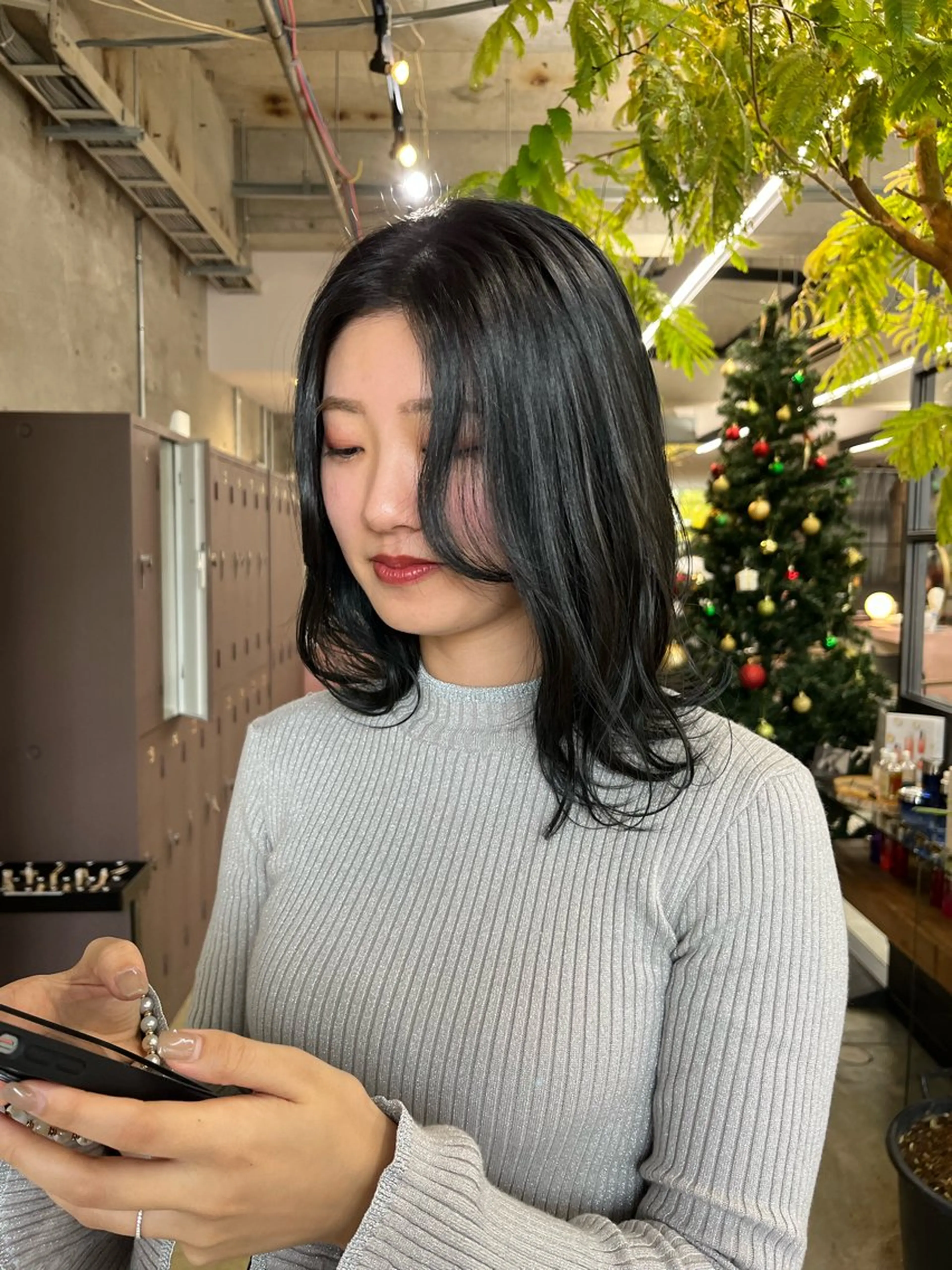 ミディアム カラー ヘアカラー 小木曽智美 /ボブ/ショートのヘアスタイル