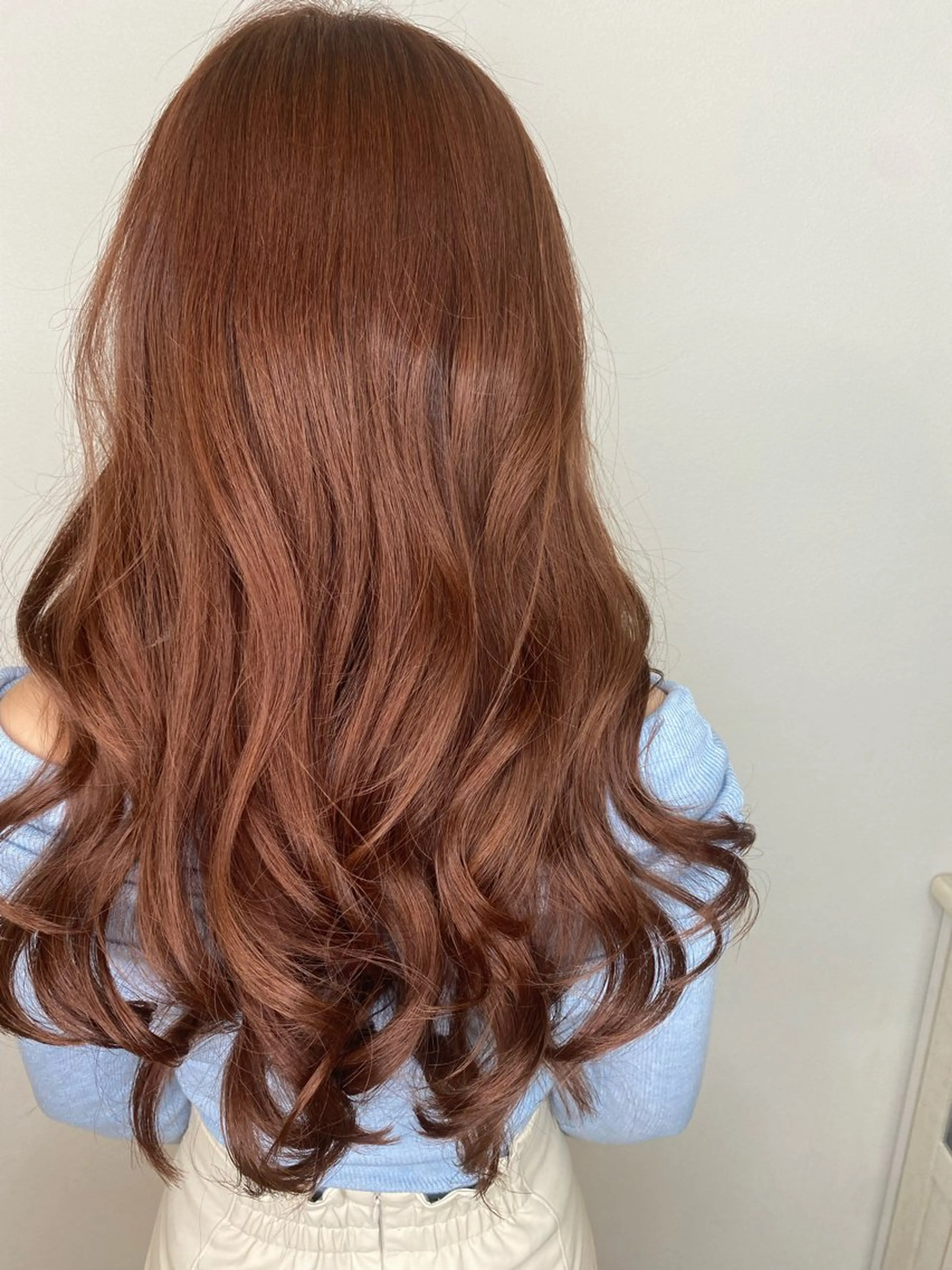 ロング カラー オレンジ カット ヘアカラー トリートメント Avalon所属・Hiroshi ヒロシのヘアスタイル