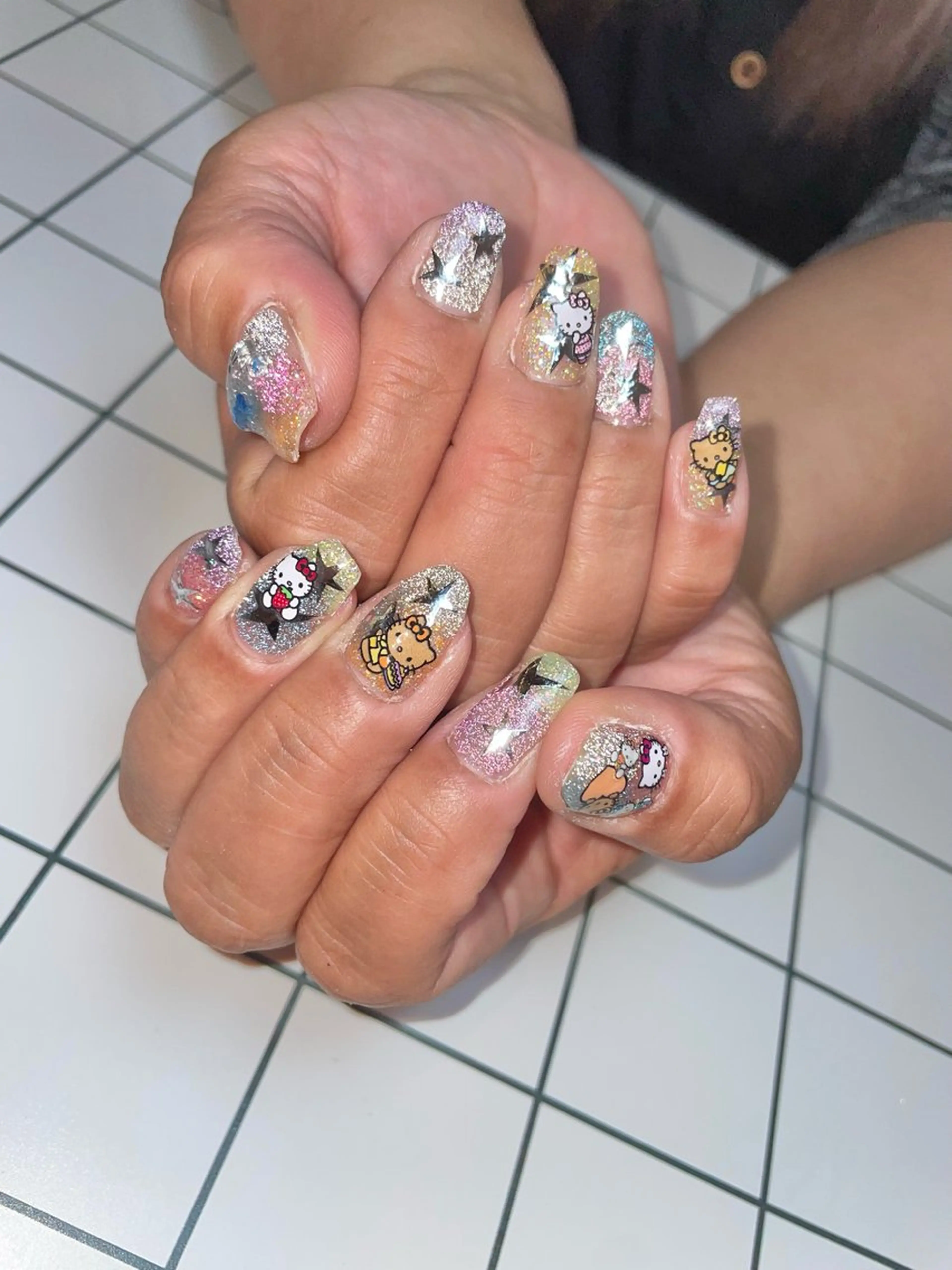 ネイル フラッシュネイル ラメ(グリッター) nail salon POPPYのネイルデザイン