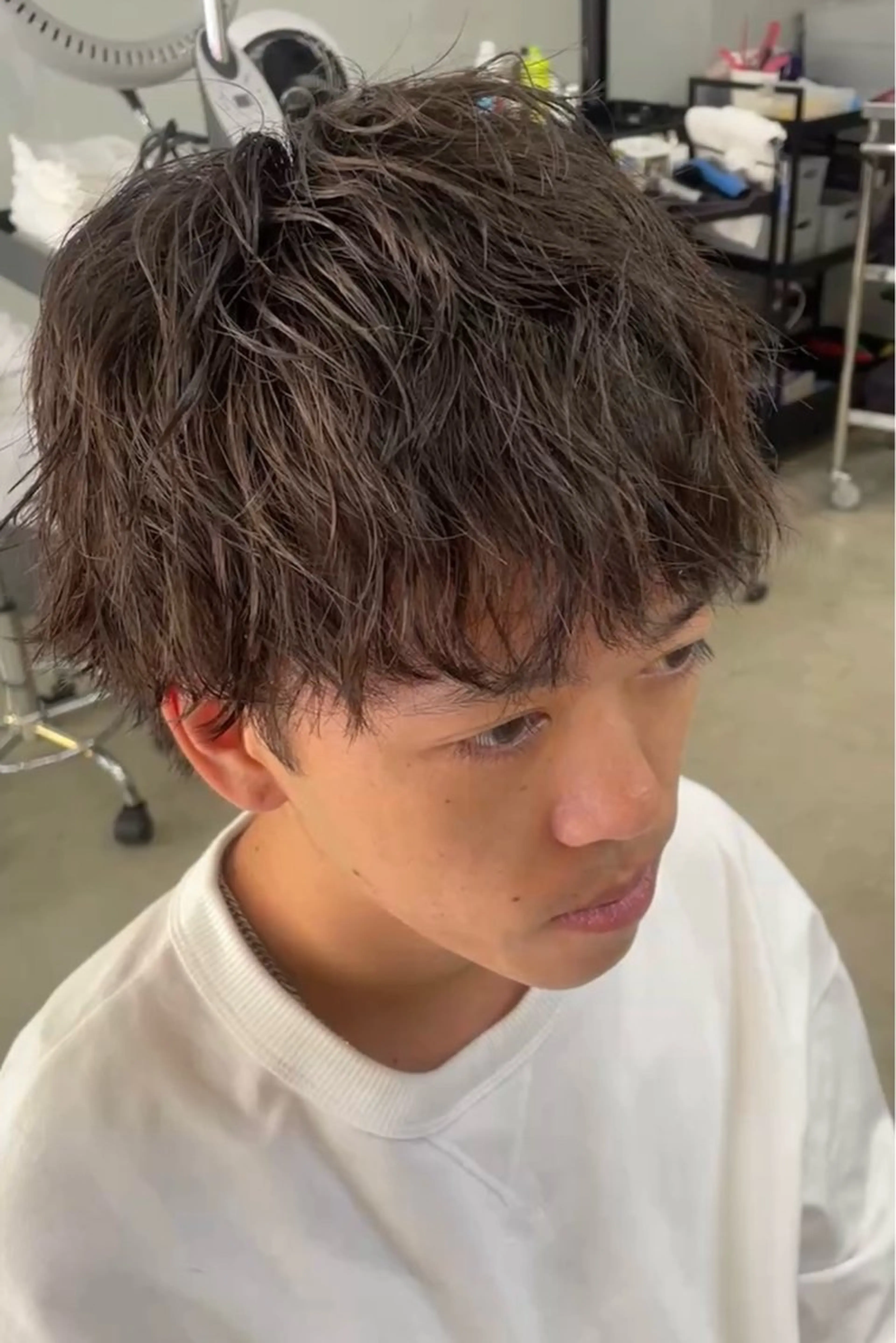 ショート パーマ メンズ メンズ専門サロン wokeのヘアスタイル