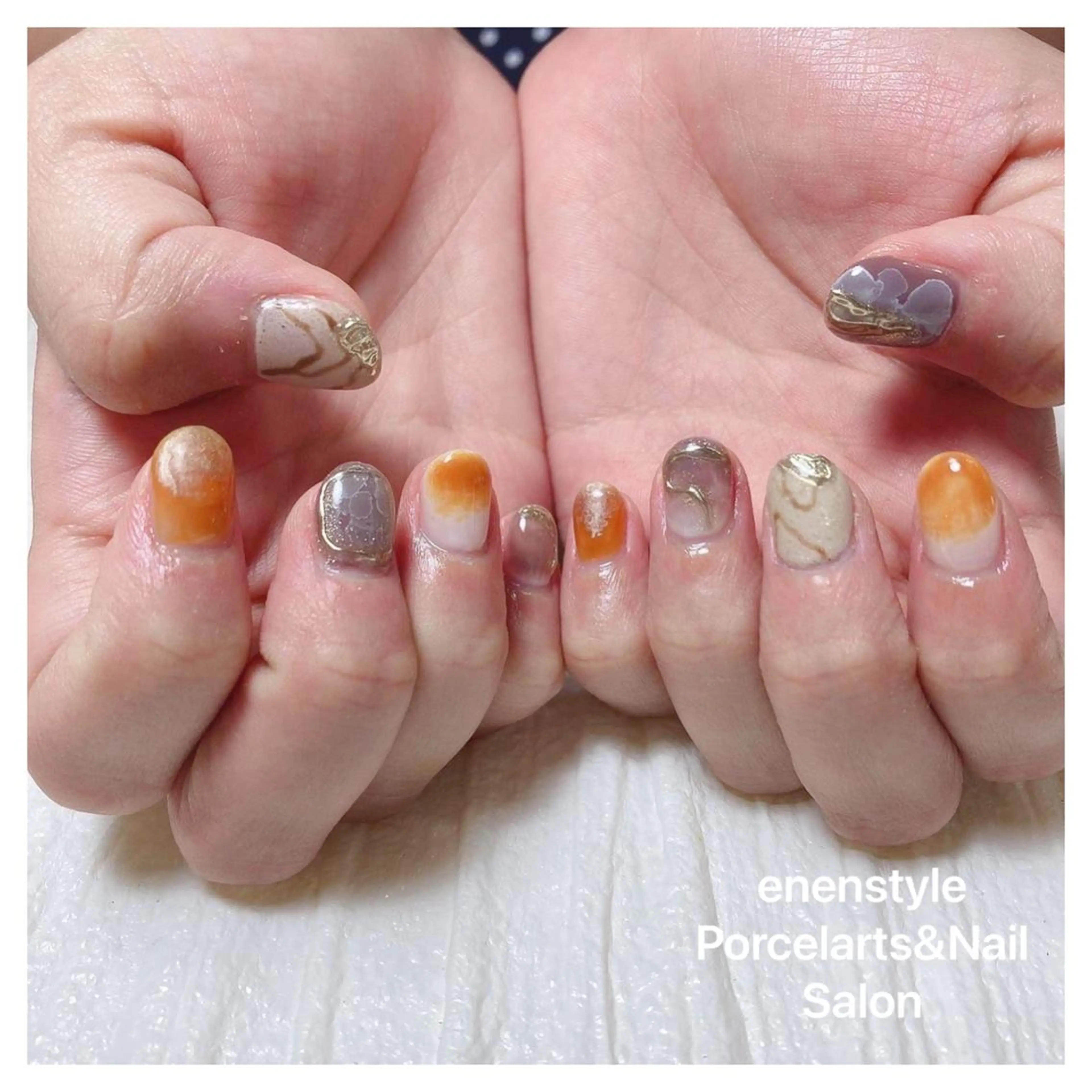 ショート ネイル 👑enen style👑のネイルデザイン