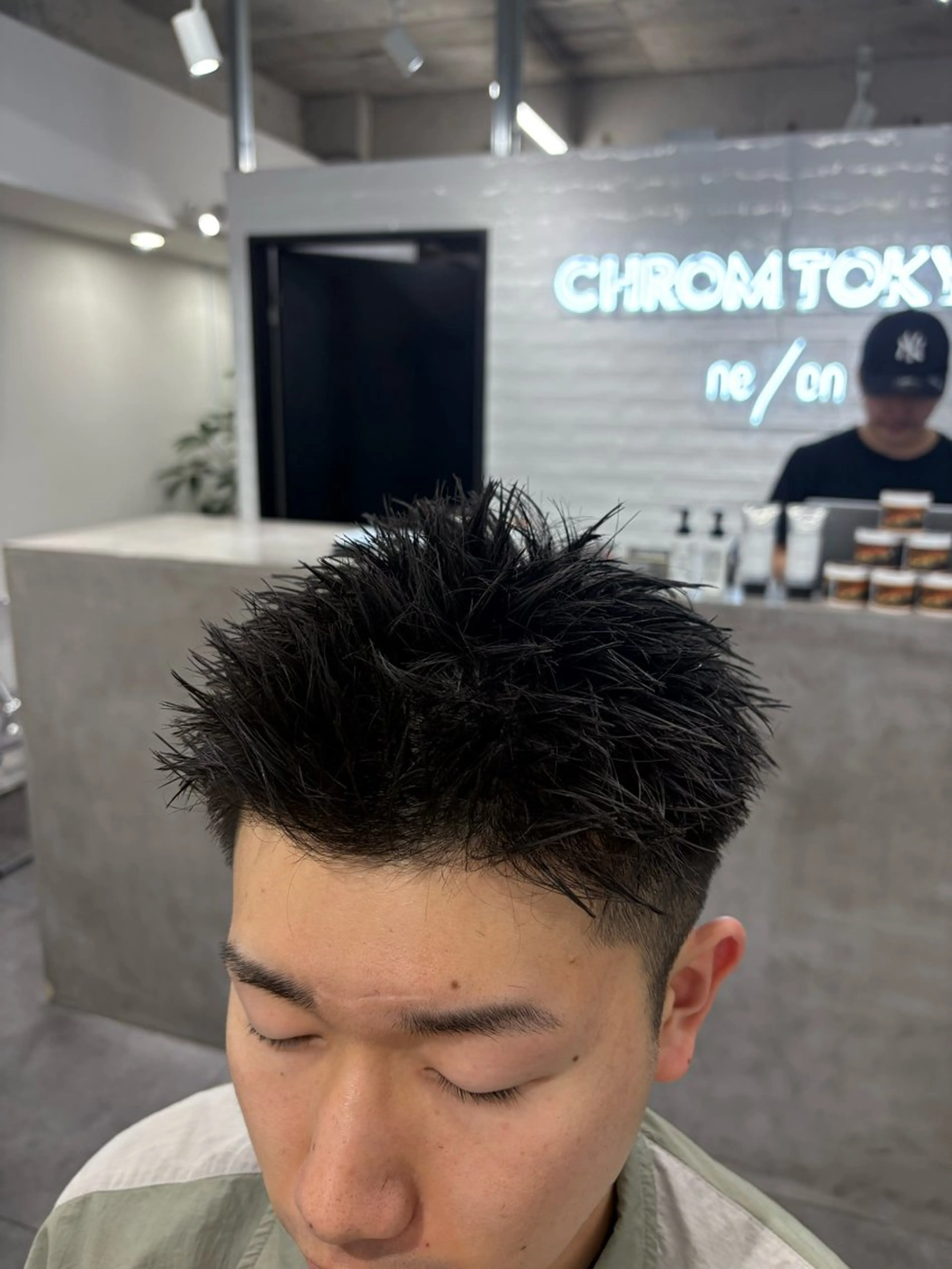 ショート メンズ カット 本間 颯太のヘアスタイル