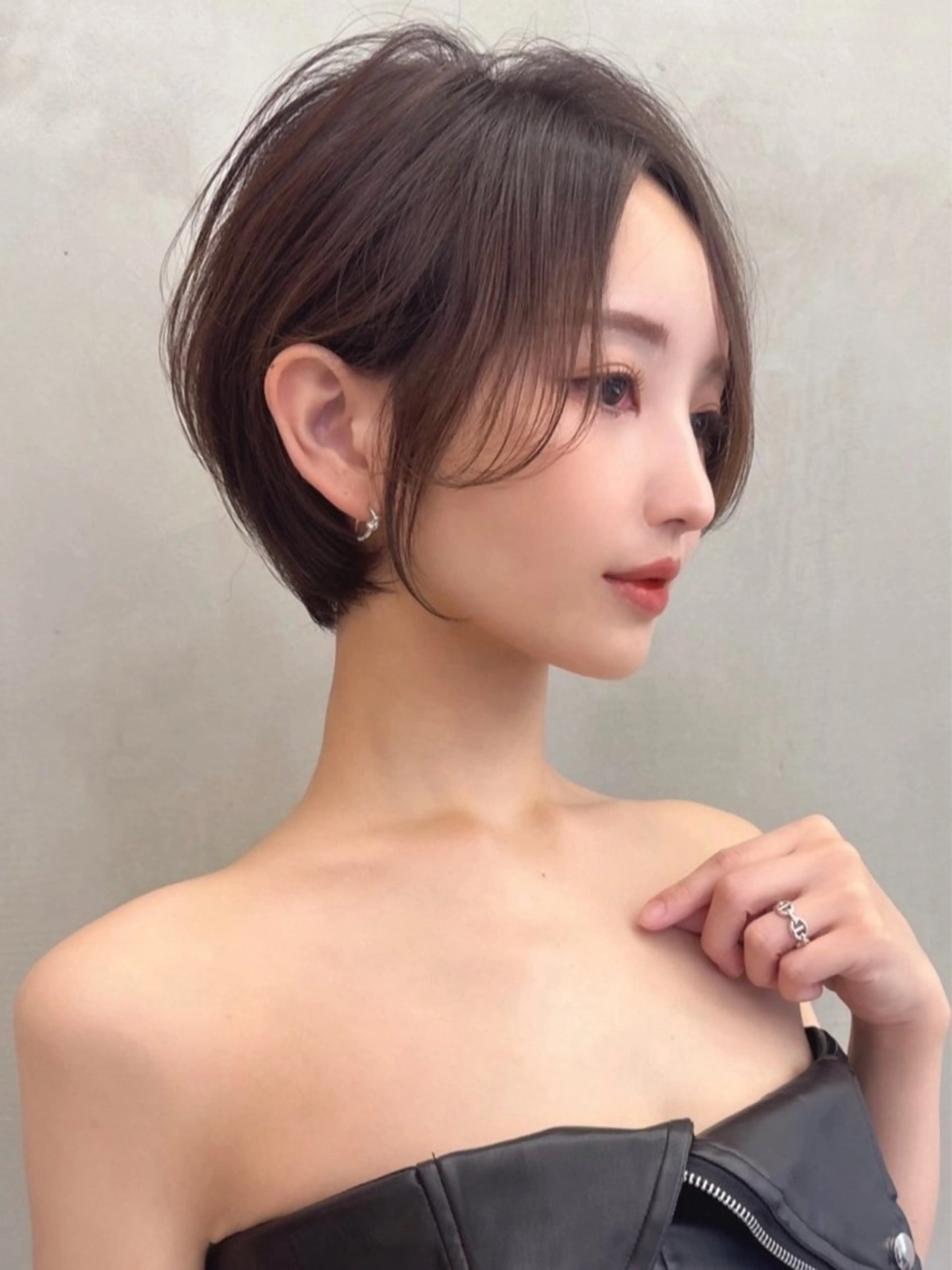 ショート ショートヘア カット ヘアカラー トリートメント lond strada所属・🌟モテ髪ショート 🌟店長　津賀涼のヘアスタイル