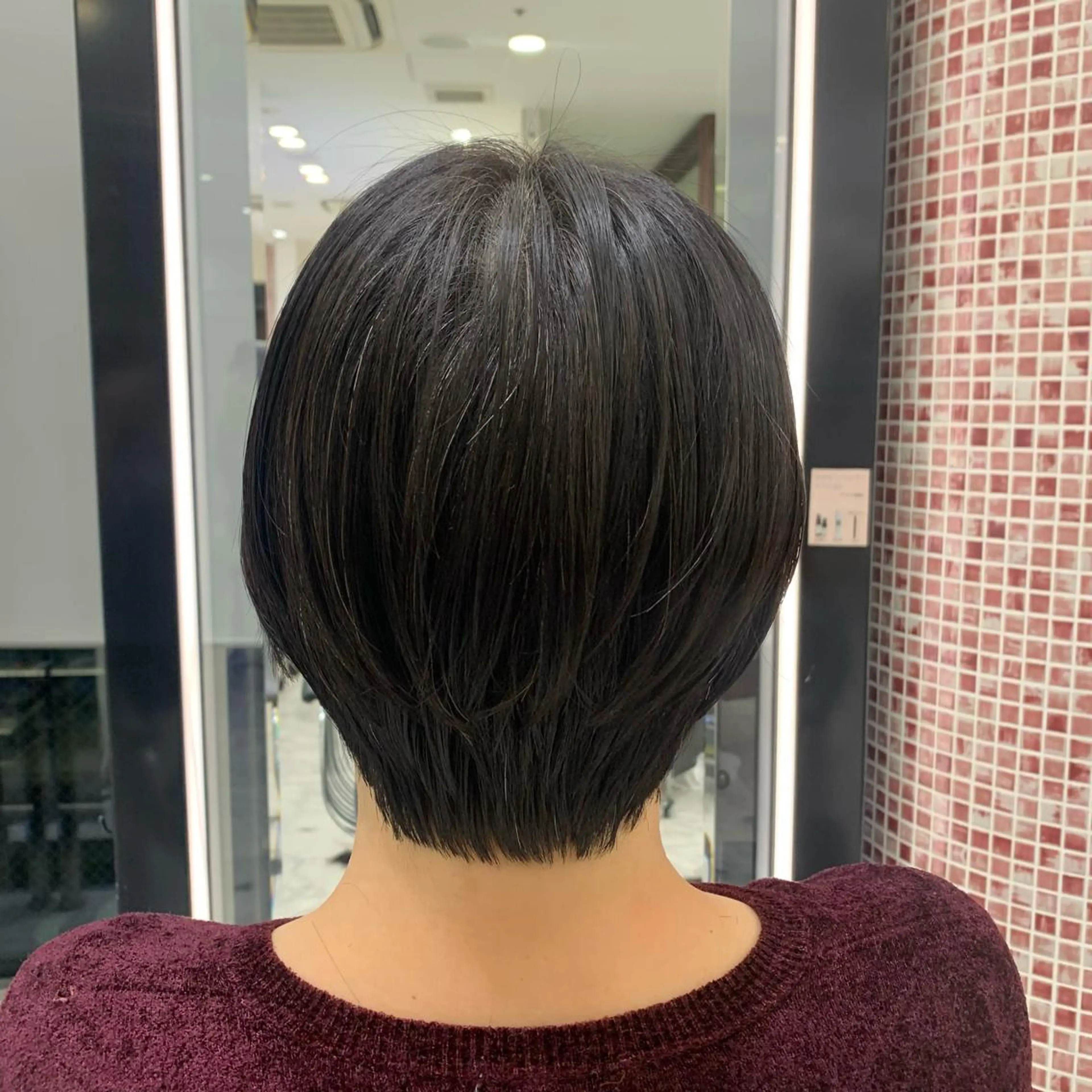 ショート GO TODAY シェアサロン 銀座Arc店所属・デジタルパーマ🫧 韓国風ヘア🫧サクラのヘアスタイル