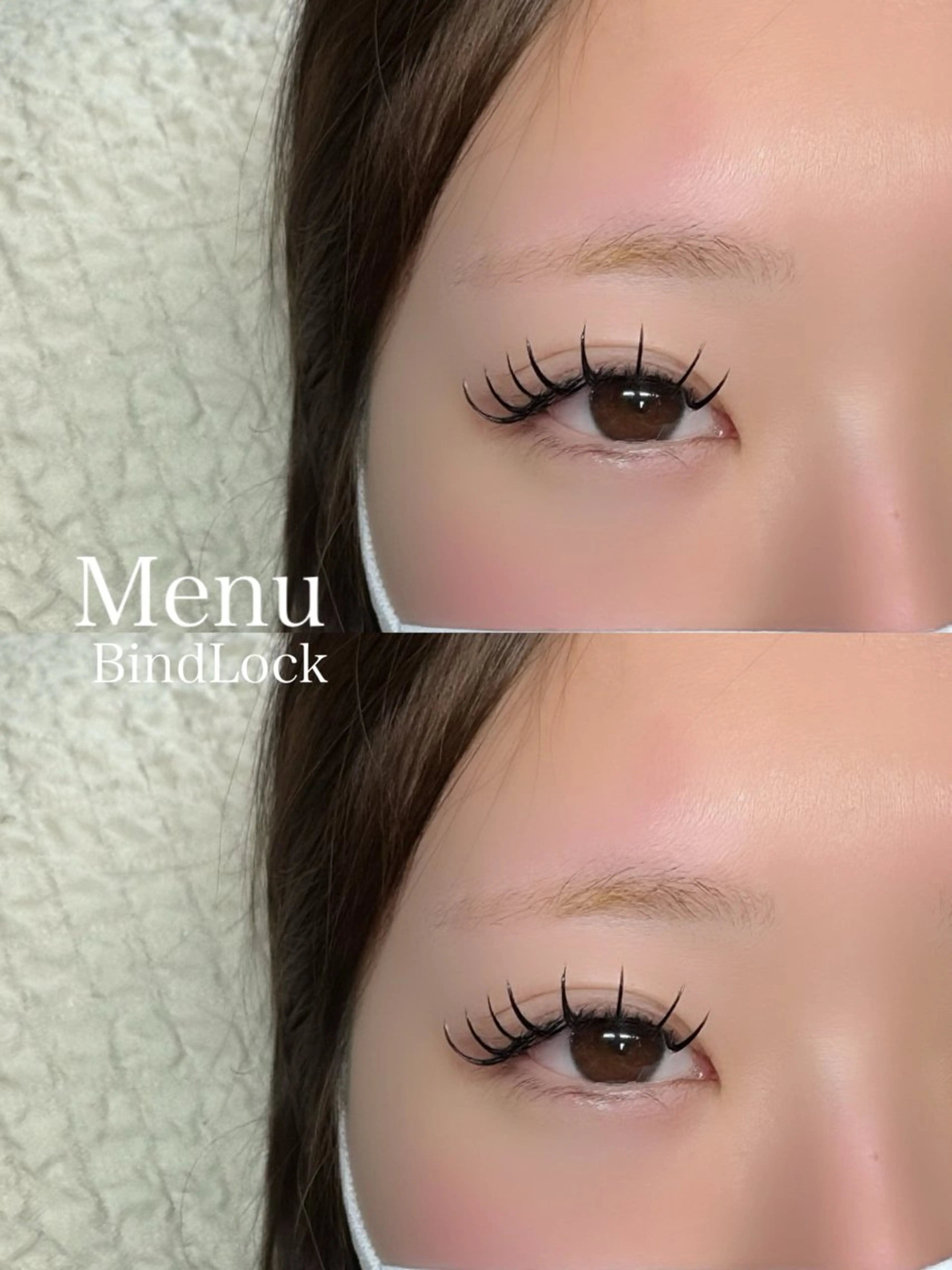 マツエク・マツパ マツエク つじもとなみ ALPINA阪神西宮のマツエク・マツパデザイン