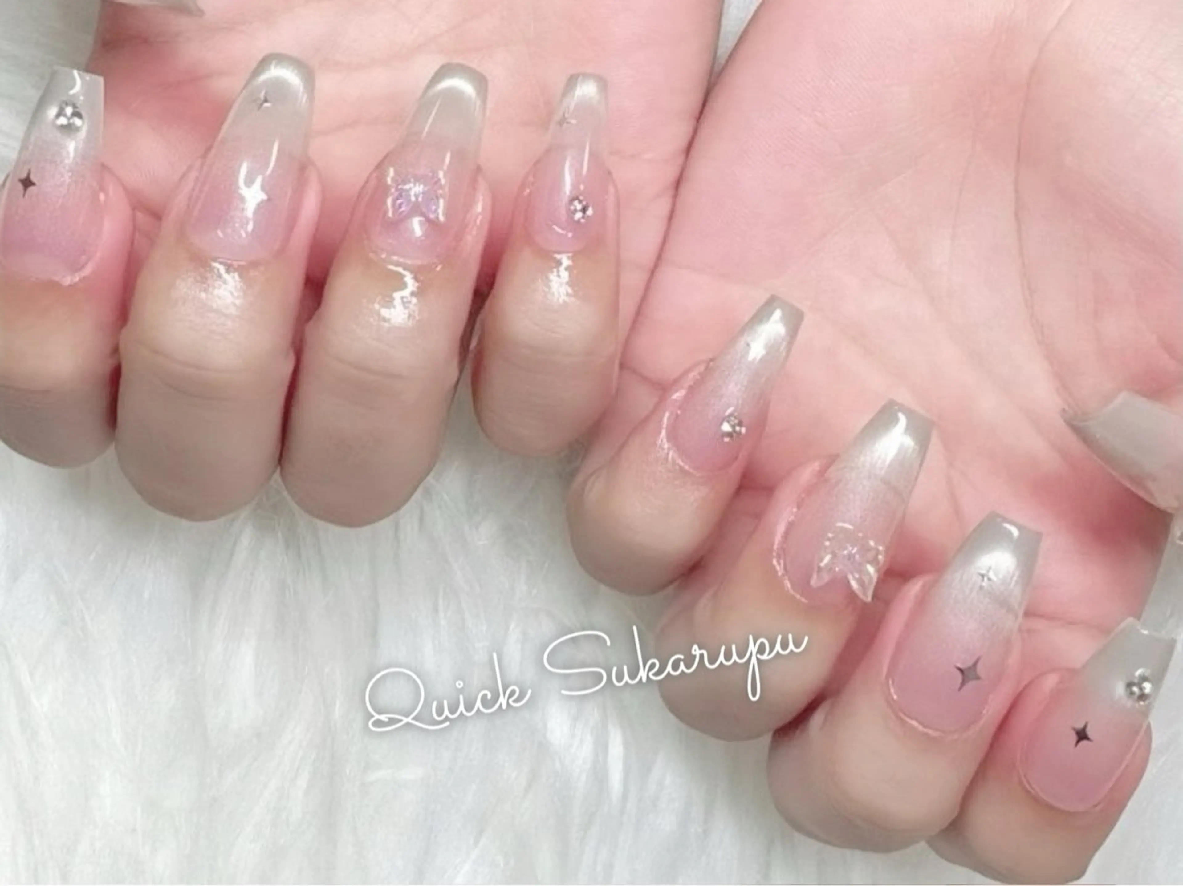 ネイル ハンドネイル ハンドケア Quick Sukarupu新宿のネイルデザイン